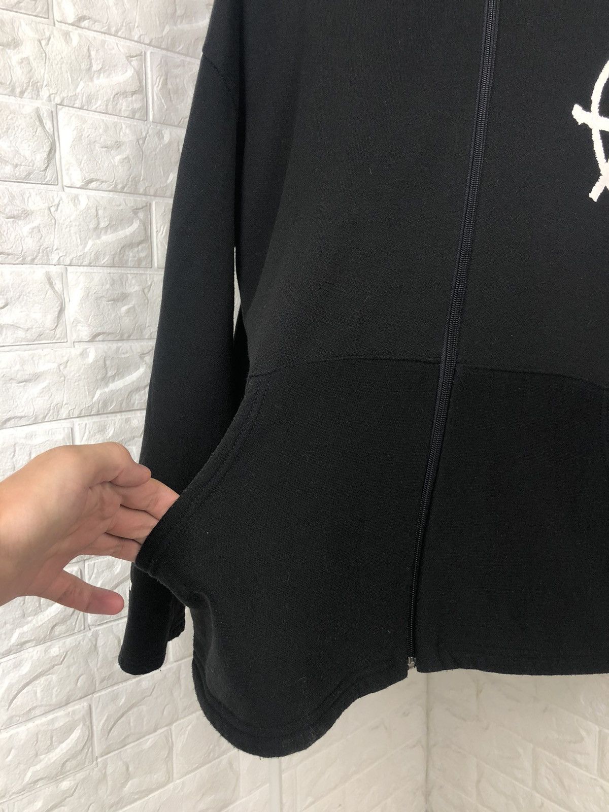 Band Tees × Vintage Vintage Anarchy Metal Hoodie Size : XL Size US XL / EU 56 / 4 - 11 Thumbnail