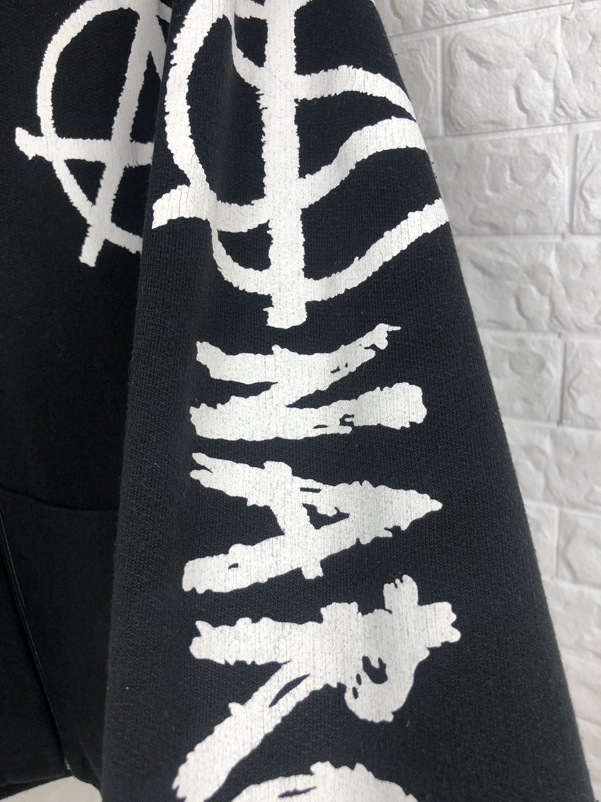 Band Tees × Vintage Vintage Anarchy Metal Hoodie Size : XL Size US XL / EU 56 / 4 - 8 Thumbnail