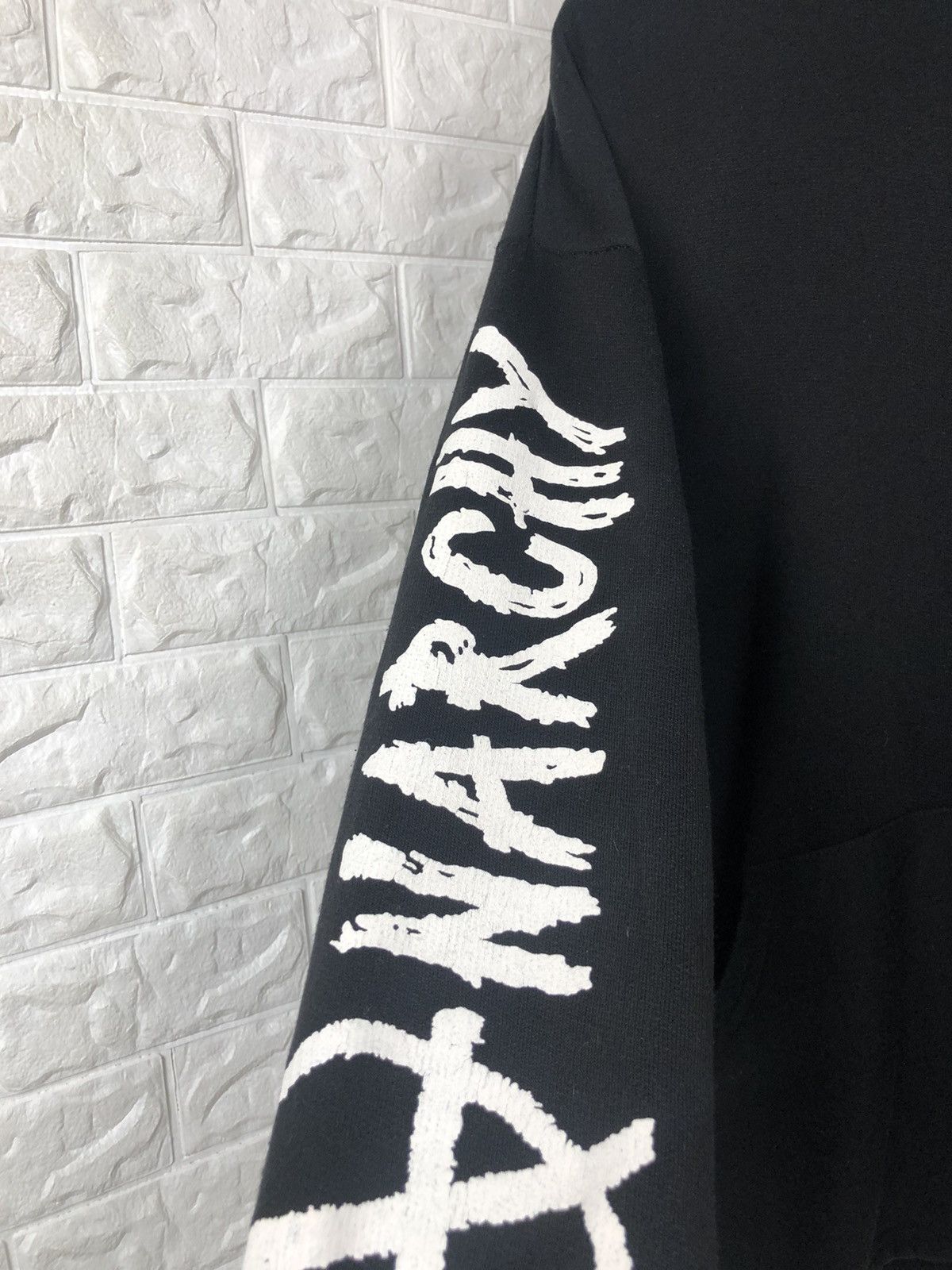 Band Tees × Vintage Vintage Anarchy Metal Hoodie Size : XL Size US XL / EU 56 / 4 - 9 Thumbnail