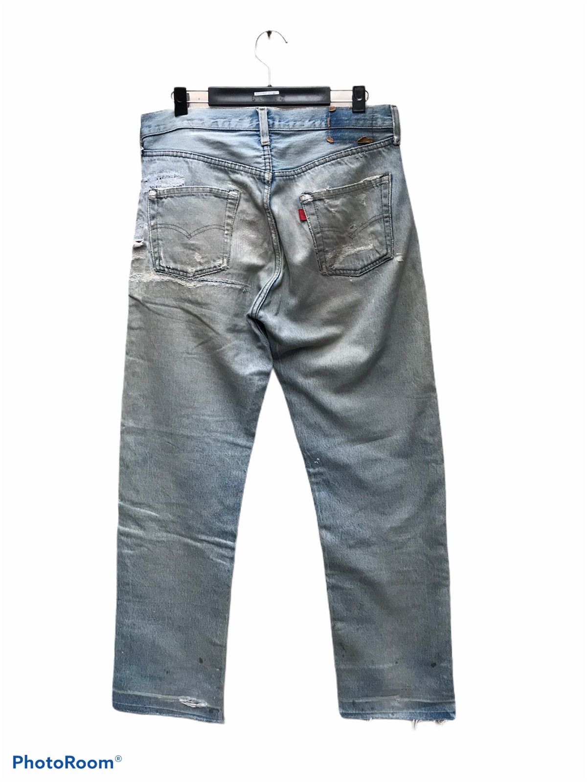 Levi's Vintage Clothing × Vintage Vintage Levi's Selvedge Distressed Size US 32 / EU 48 - 2 Thumbnail