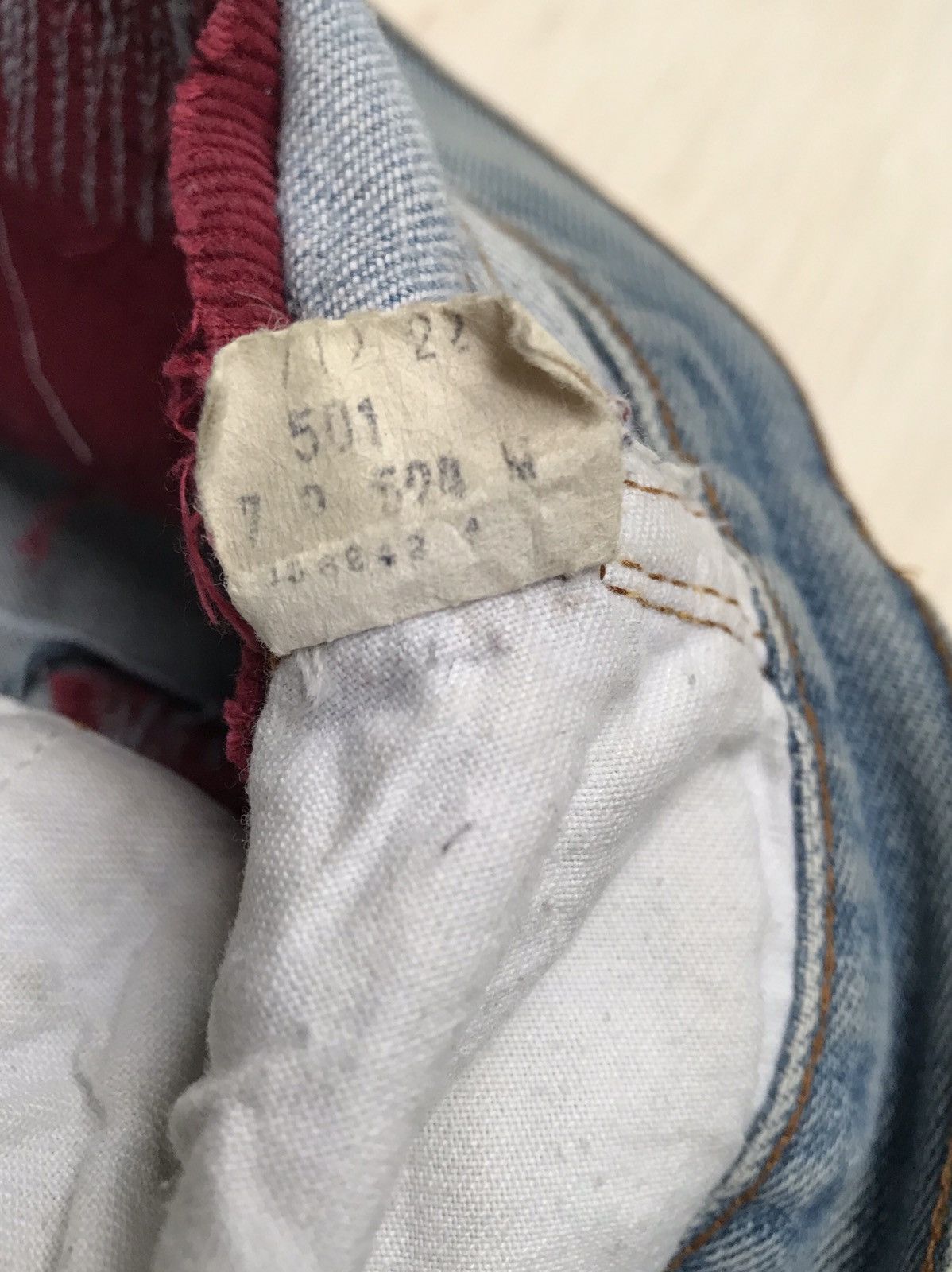 Levi's Vintage Clothing × Vintage Vintage Levi's Selvedge Distressed Size US 32 / EU 48 - 20 Thumbnail
