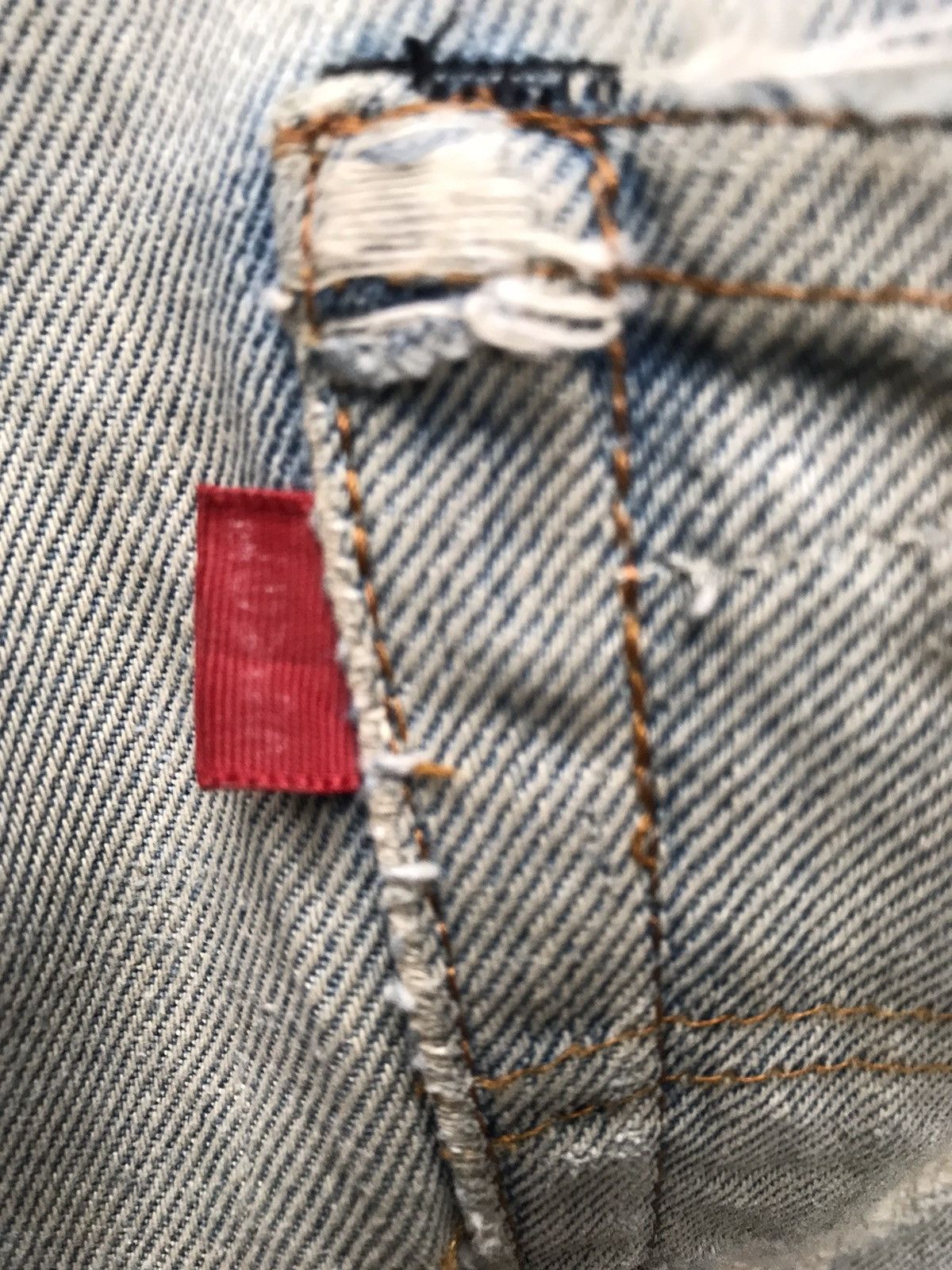 Levi's Vintage Clothing × Vintage Vintage Levi's Selvedge Distressed Size US 32 / EU 48 - 18 Thumbnail