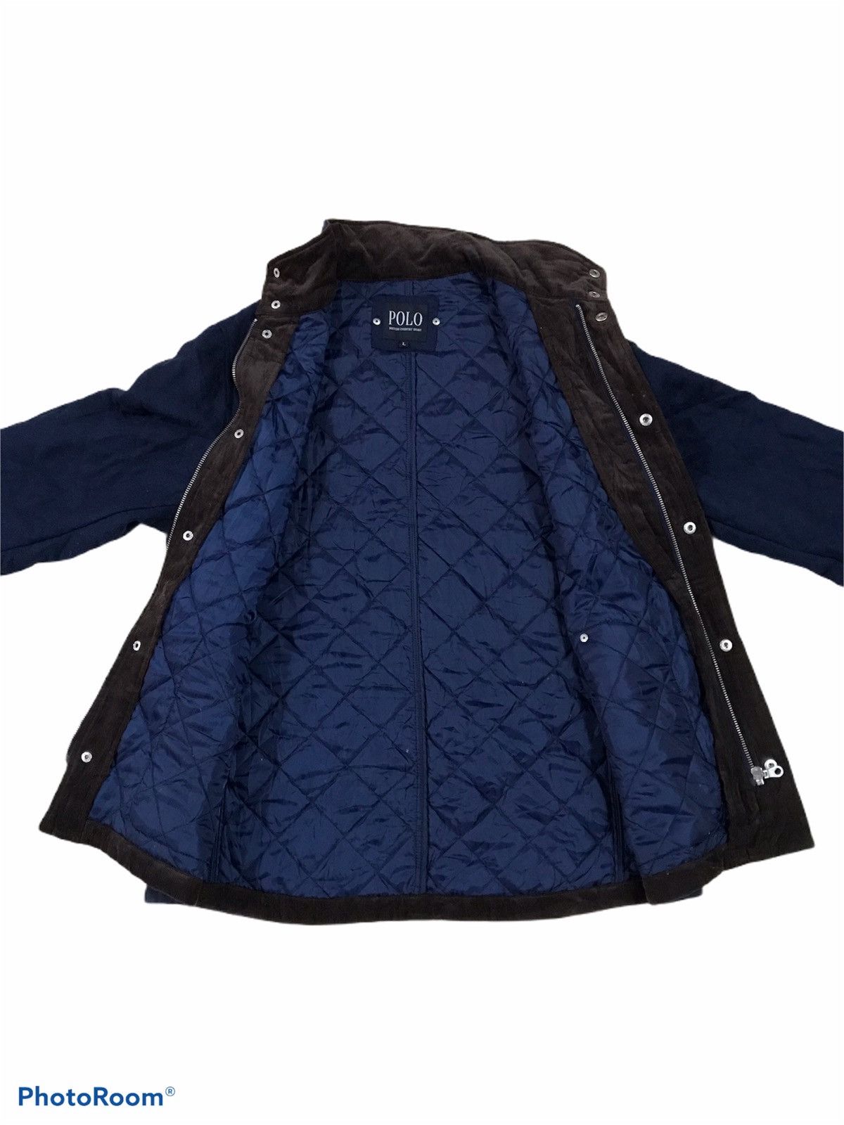 Polo Ralph Lauren × Vintage Vintage Polo Jacket Button and Zipper Size US L / EU 52-54 / 3 - 4 Thumbnail
