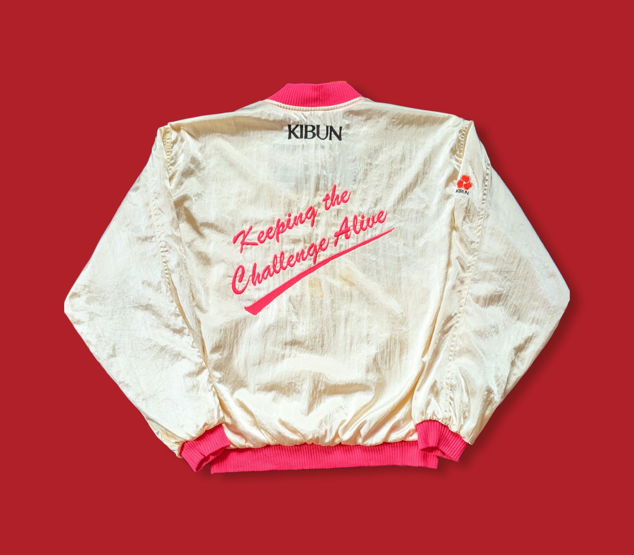 Japanese Brand × Vintage Vintage 1990 FIM Japan Motorcycles GP Racing Bomber Size US M / EU 48-50 / 2 - 1 Thumbnail
