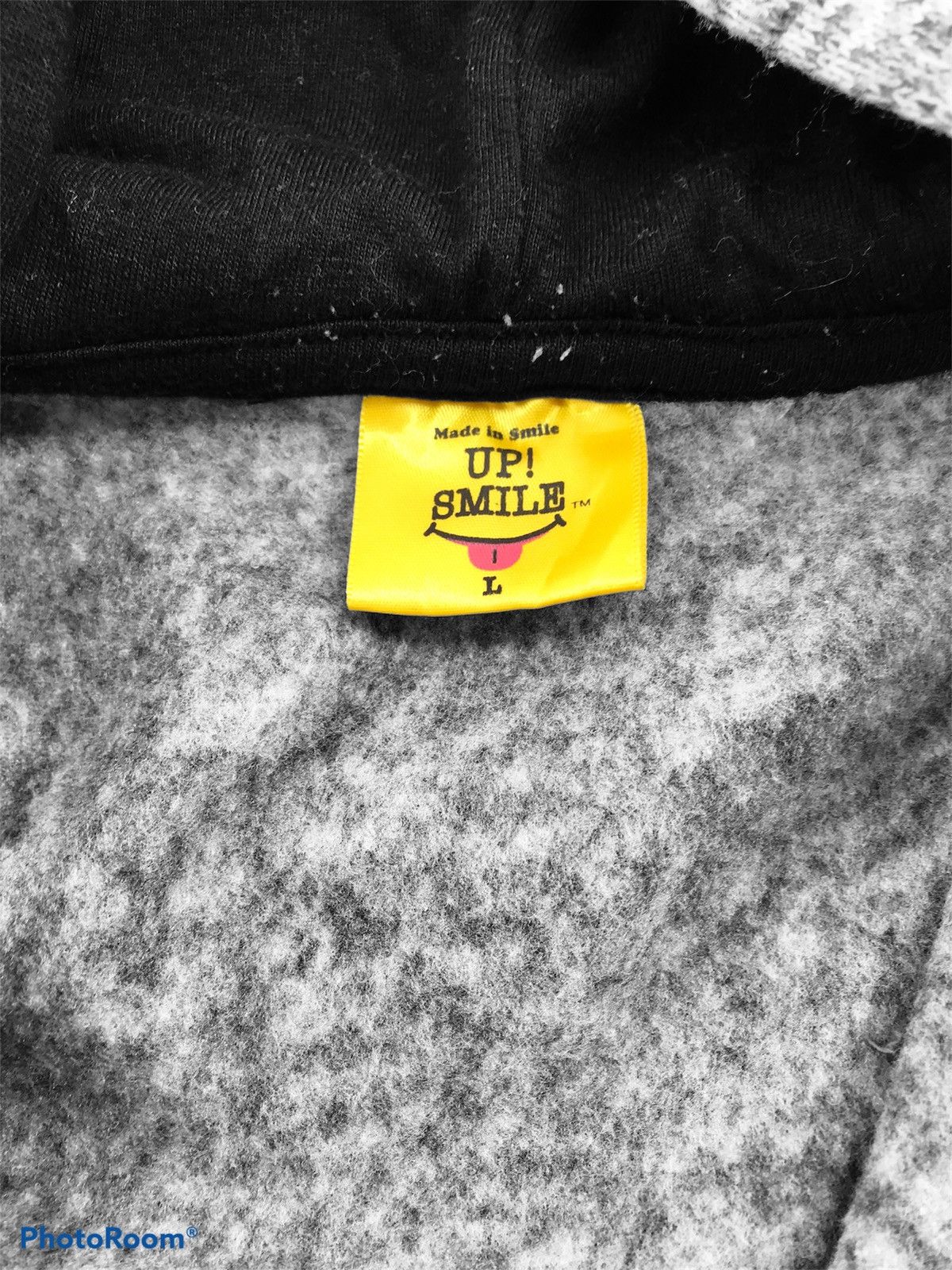 Japanese Brand × Vintage Vintage Up Smile Sweatshirt Zipper Hoodie Size US L / EU 52-54 / 3 - 10 Thumbnail