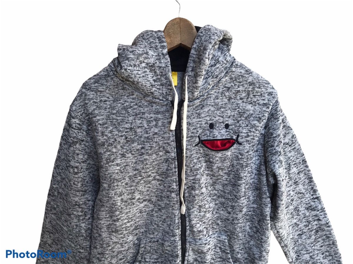 Japanese Brand × Vintage Vintage Up Smile Sweatshirt Zipper Hoodie Size US L / EU 52-54 / 3 - 3 Thumbnail