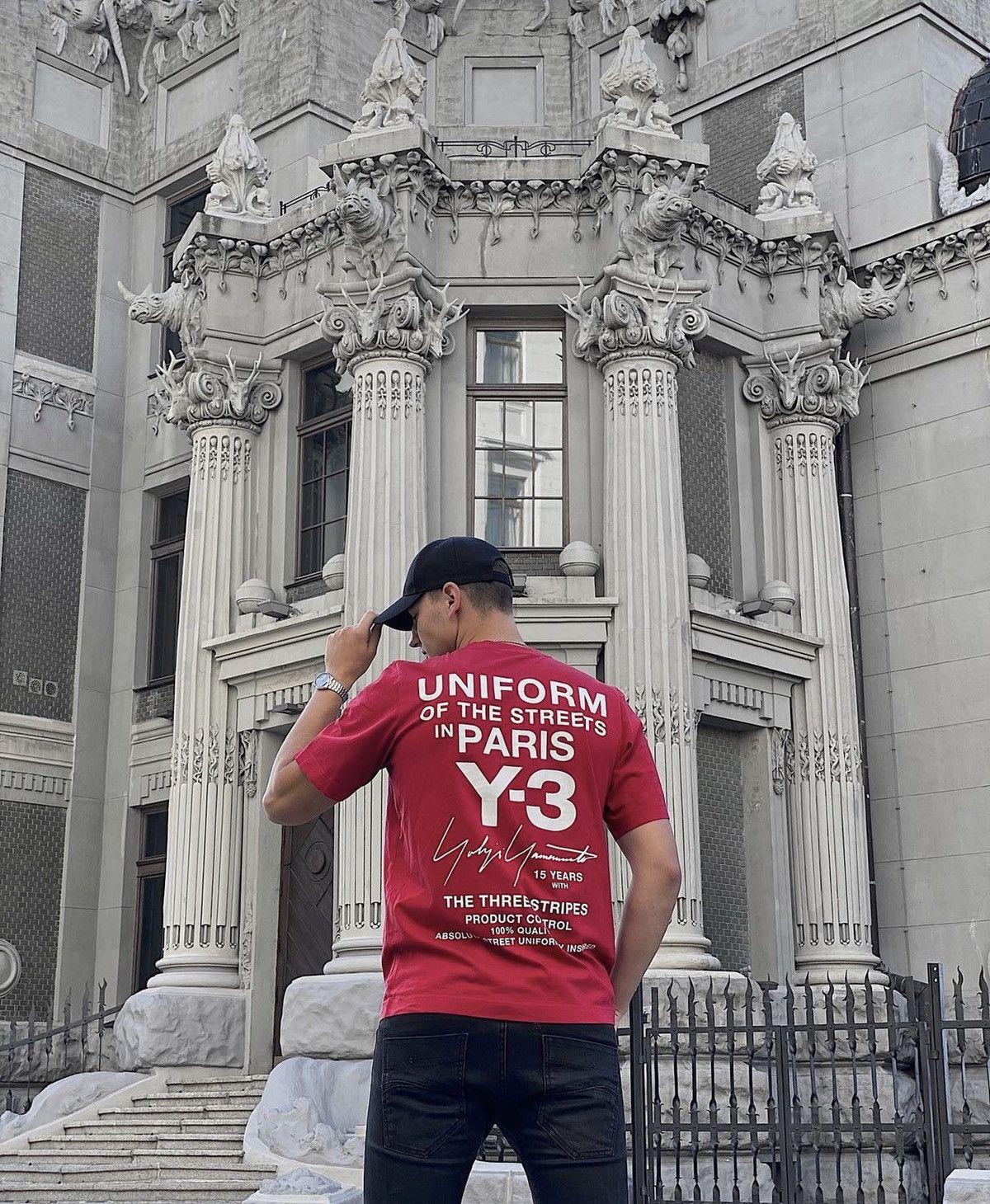 Japanese Brand × Yohji Yamamoto Y-3 YOHJI YAMAMOTO UNIFORM STREETS PARIS ANNIVERSARY 15TH Size US M / EU 48-50 / 2 - 2 Thumbnail