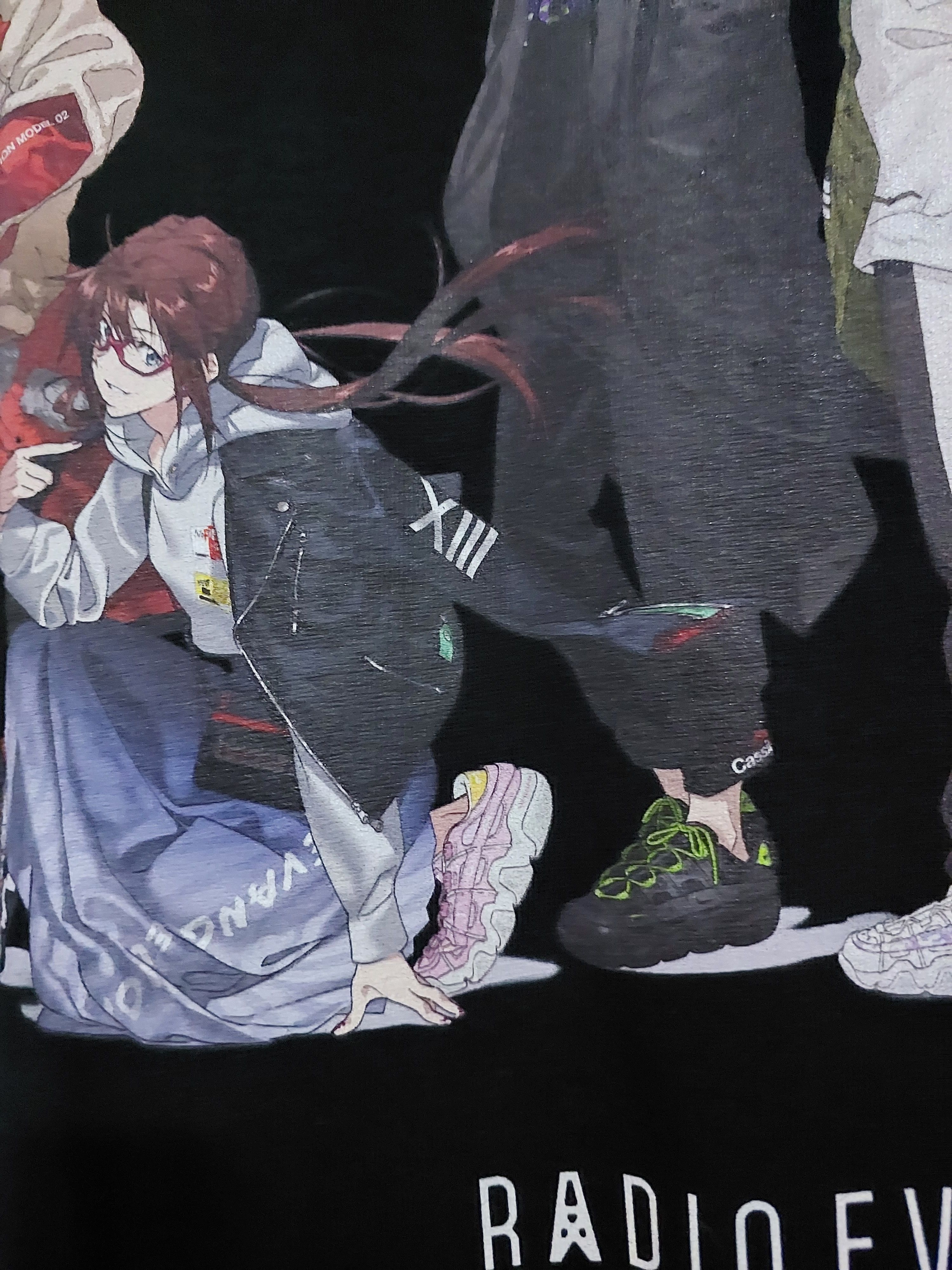 Anime EVANGELION ANIME RADIO EVA ILLUSTRATION T-SHIRT Size US XL / EU 56 / 4 - 4 Thumbnail