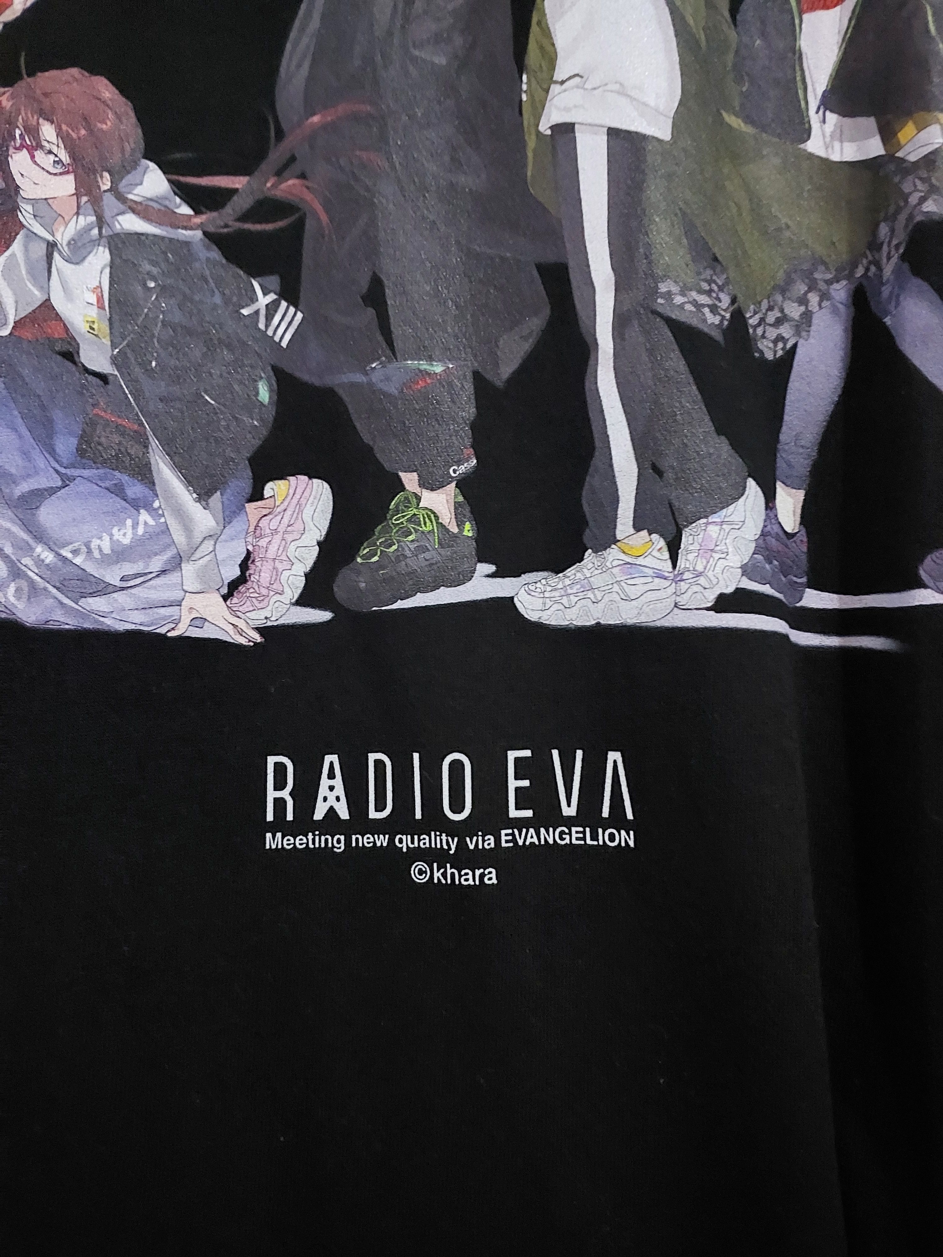 Anime EVANGELION ANIME RADIO EVA ILLUSTRATION T-SHIRT Size US XL / EU 56 / 4 - 12 Thumbnail