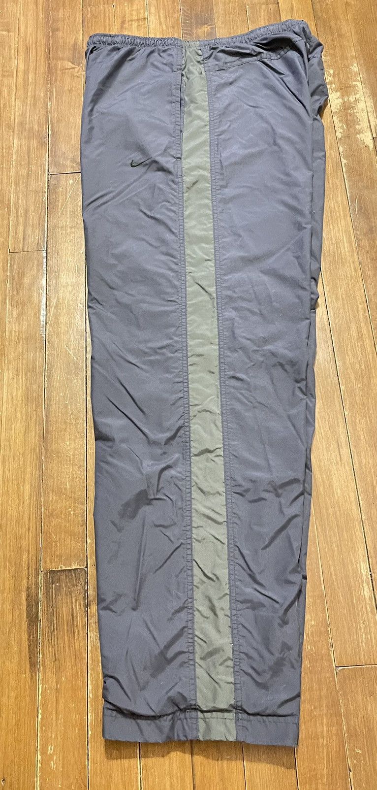 Nike × Vintage Vintage Y2K Nike Drill Lined Nylon Joggers Gorpcore Size US 31 - 4 Thumbnail