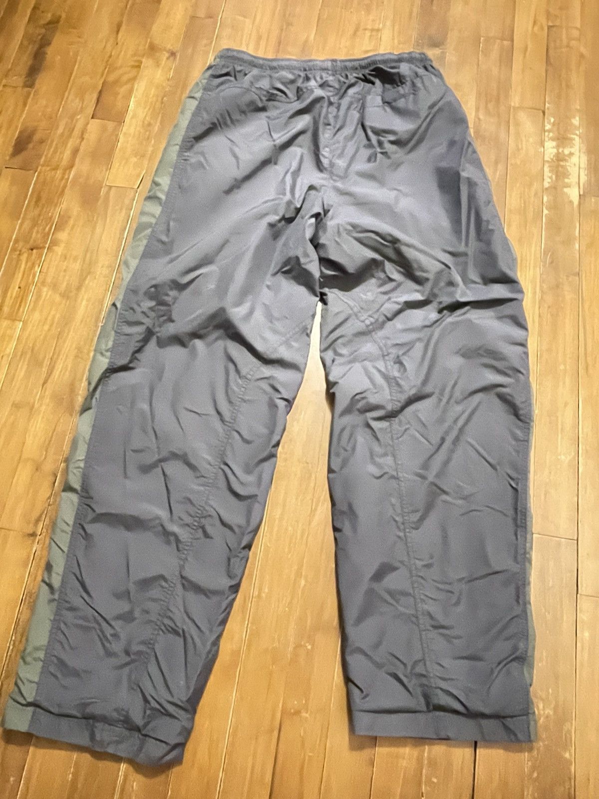 Nike × Vintage Vintage Y2K Nike Drill Lined Nylon Joggers Gorpcore Size US 31 - 3 Thumbnail