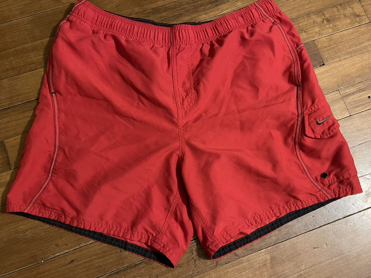 Other Vintage Nike Cargo Spellout Lined Sw Trunks Size US 36 / EU 52 - 1 Thumbnail