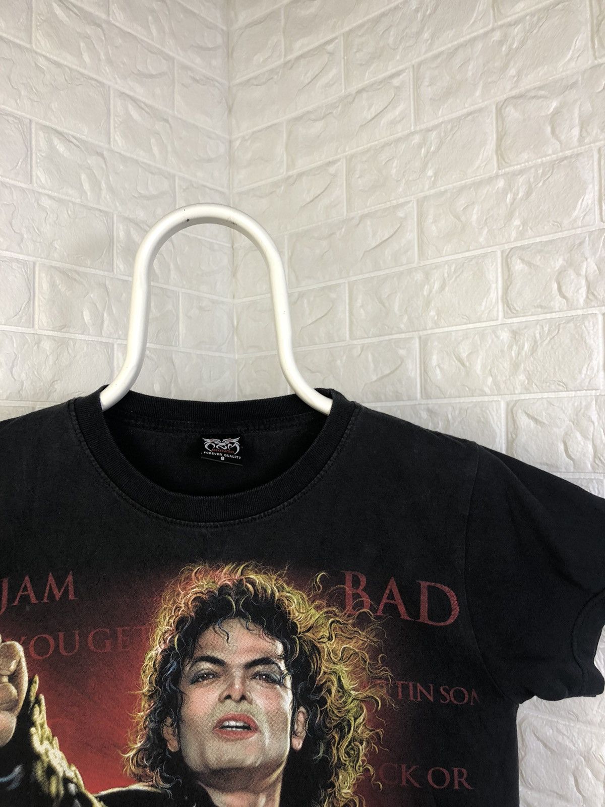 Band Tees × Michael Jackson × Vintage Michael Jackson Memorial Rap Tee Size US S / EU 44-46 / 1 - 10 Thumbnail