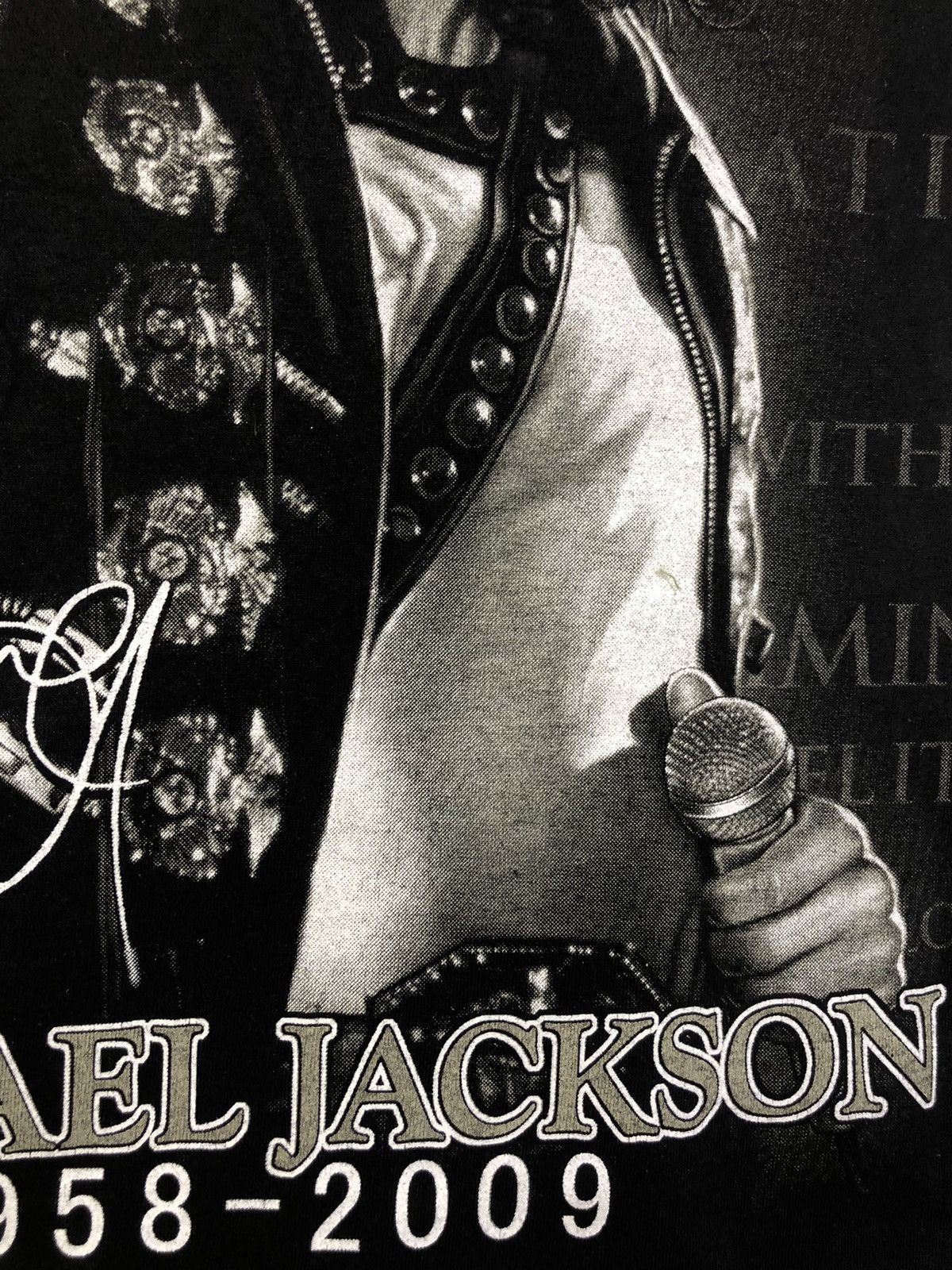 Band Tees × Michael Jackson × Vintage Michael Jackson Memorial Rap Tee Size US S / EU 44-46 / 1 - 13 Thumbnail