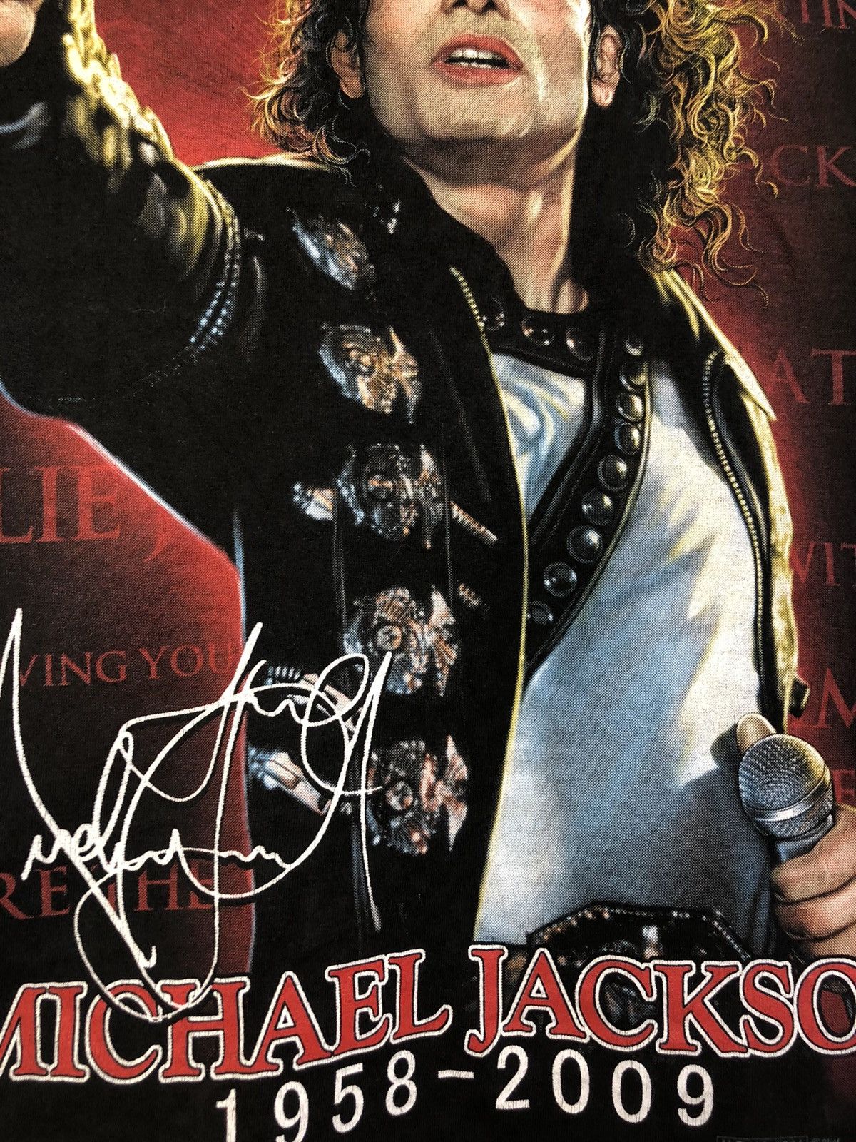 Band Tees × Michael Jackson × Vintage Michael Jackson Memorial Rap Tee Size US S / EU 44-46 / 1 - 7 Thumbnail