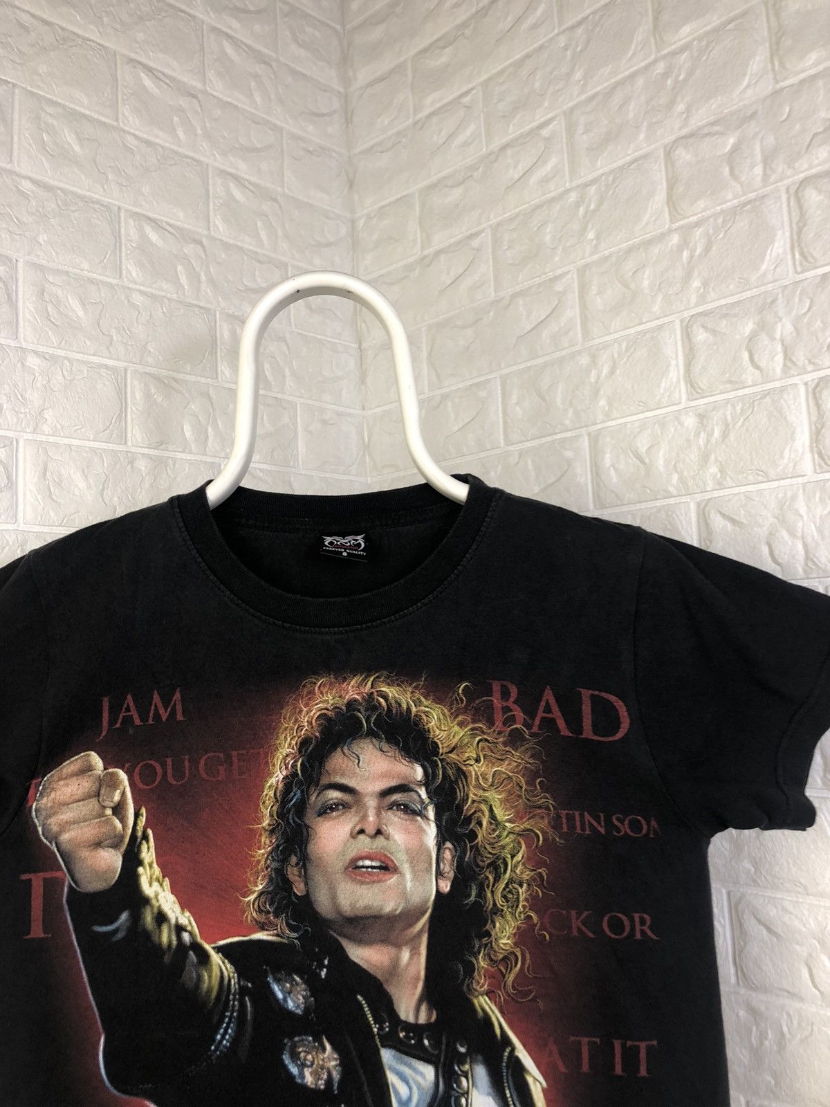 Band Tees × Michael Jackson × Vintage Michael Jackson Memorial Rap Tee Size US S / EU 44-46 / 1 - 3 Thumbnail