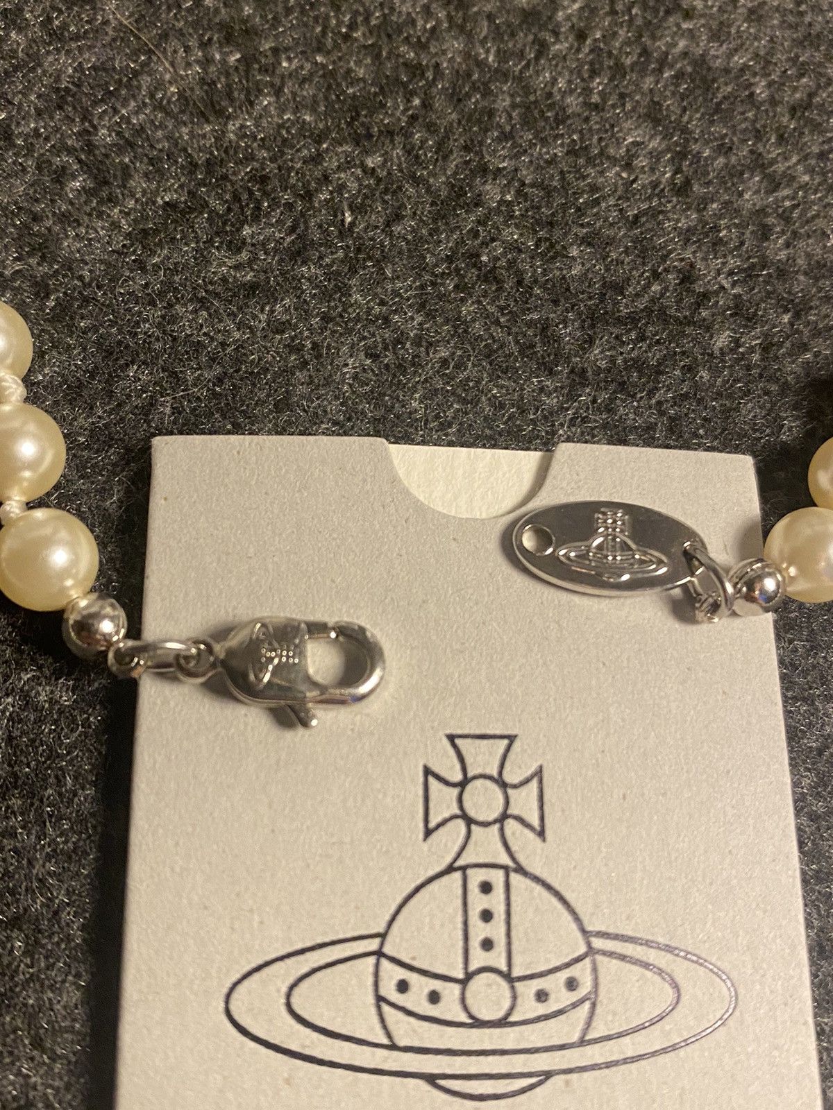 Vivienne Westwood Vivienne Westwood Silver Pearls very Rare Limited Necklace Size ONE SIZE - 3 Thumbnail