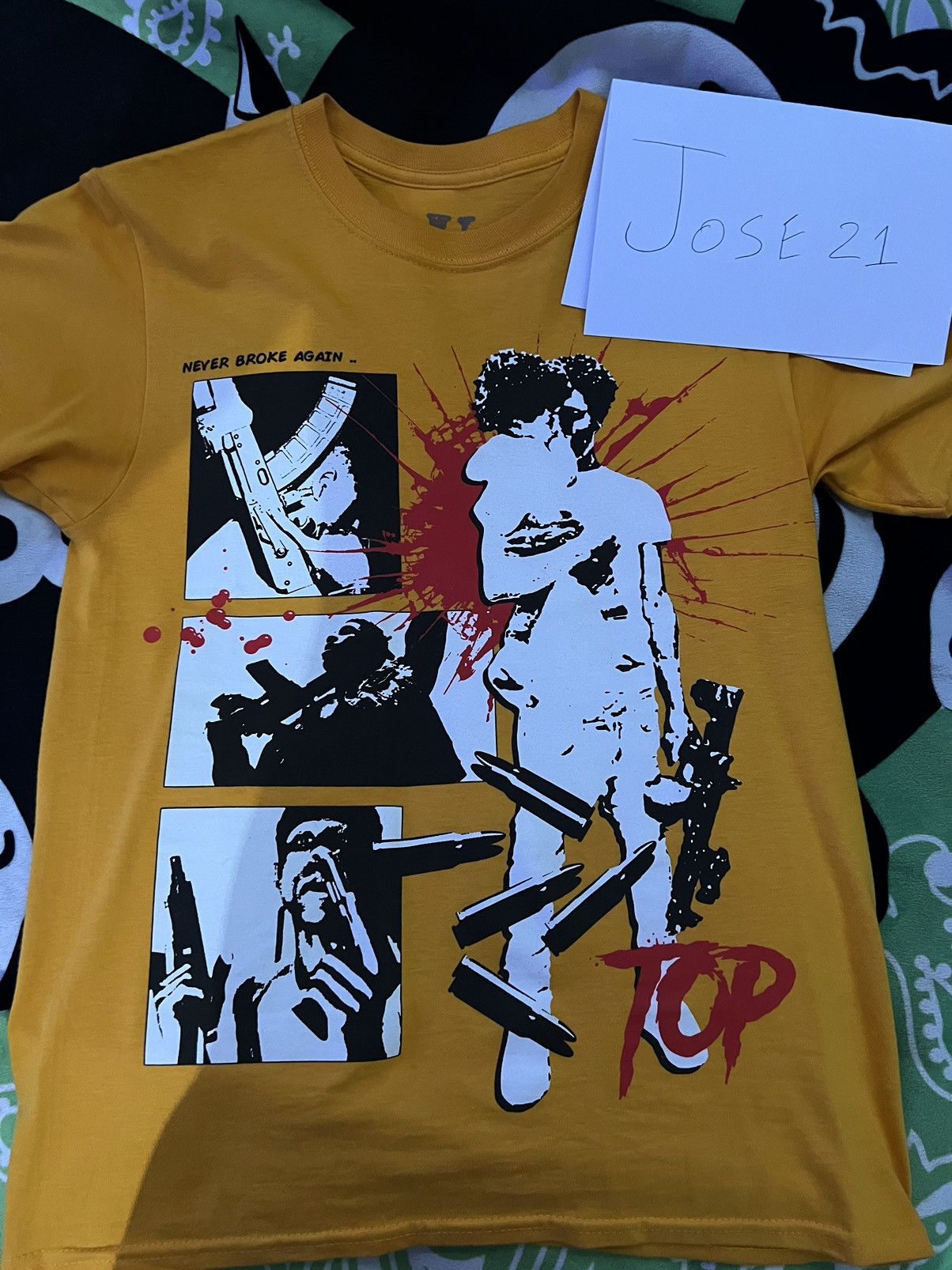 Vlone Vlone Nba youngboy House arrest Tshirt Size US S / EU 44-46 / 1 - 1 Thumbnail