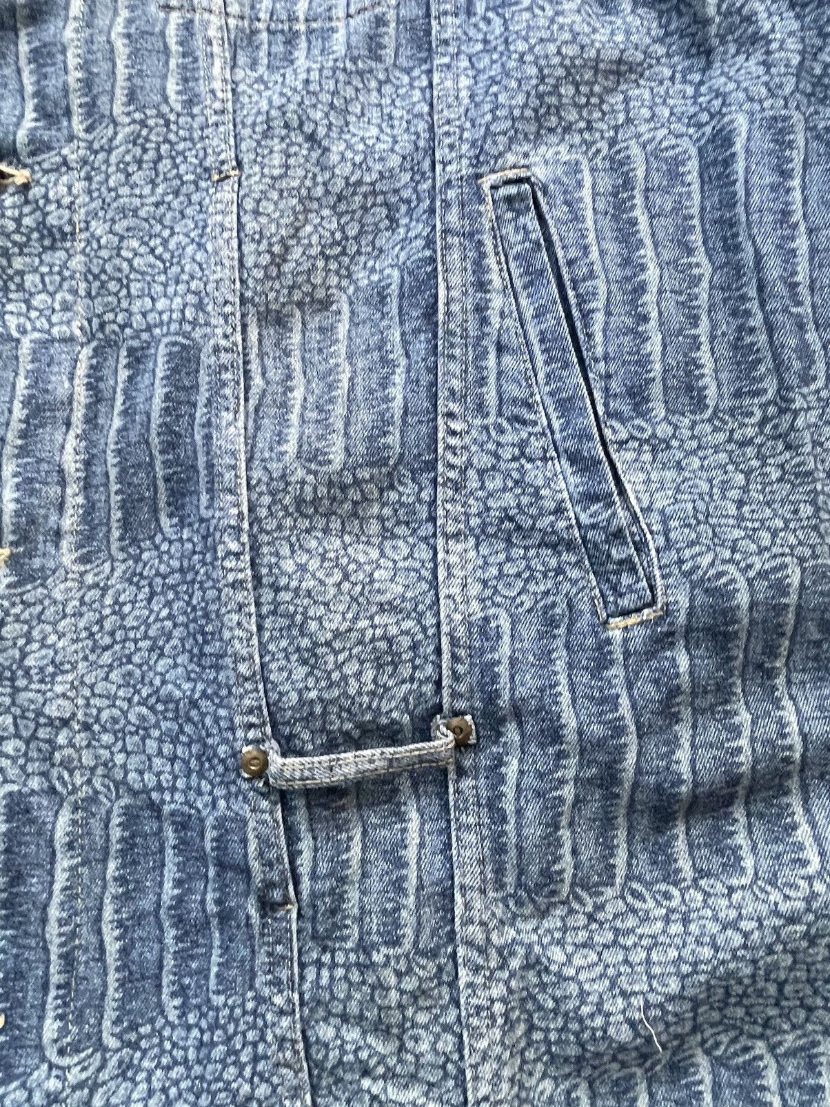 Vintage Vintage Full Print Denim Jacket Size US XXL / EU 58 / 5 - 11 Thumbnail