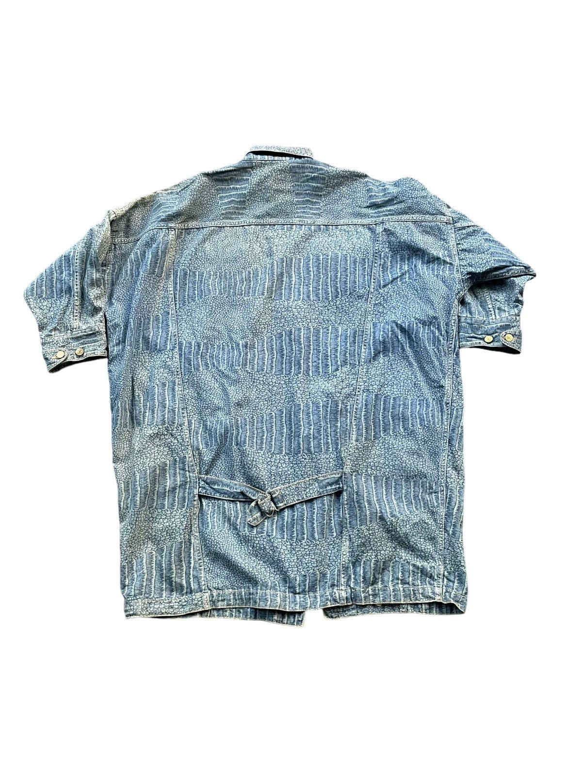 Vintage Vintage Full Print Denim Jacket Size US XXL / EU 58 / 5 - 5 Thumbnail