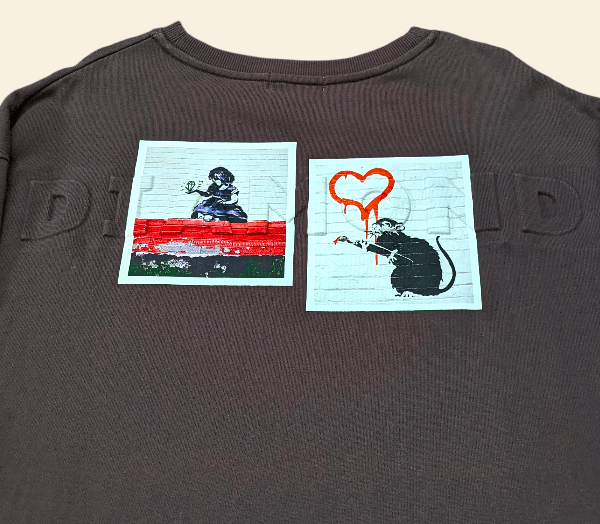 Seditionaries × Vintage Very Rare Vintage Banksy Graffiti Artwork Sweatshirt Size US M / EU 48-50 / 2 - 3 Thumbnail