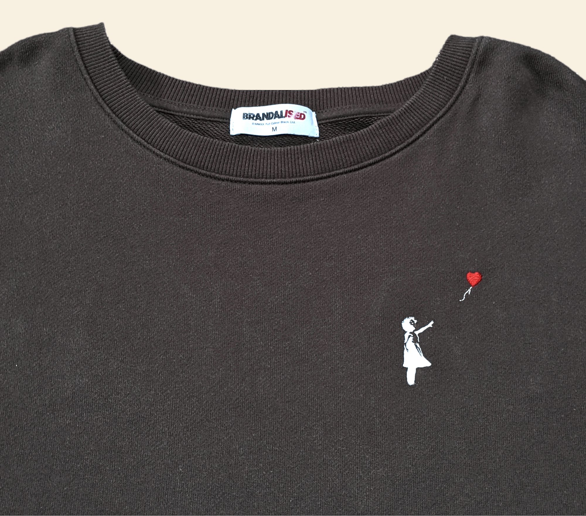 Seditionaries × Vintage Very Rare Vintage Banksy Graffiti Artwork Sweatshirt Size US M / EU 48-50 / 2 - 4 Thumbnail
