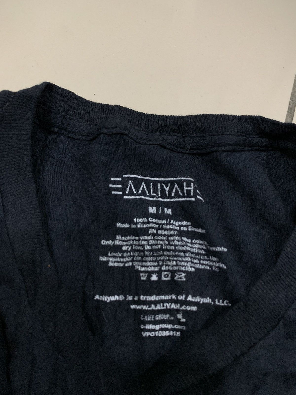 NHL × Salem Sportswear × Vintage AALIYAH GRAFFITI PAINT PRINT SHIRT Size M / US 6-8 / IT 42-44 - 5 Thumbnail