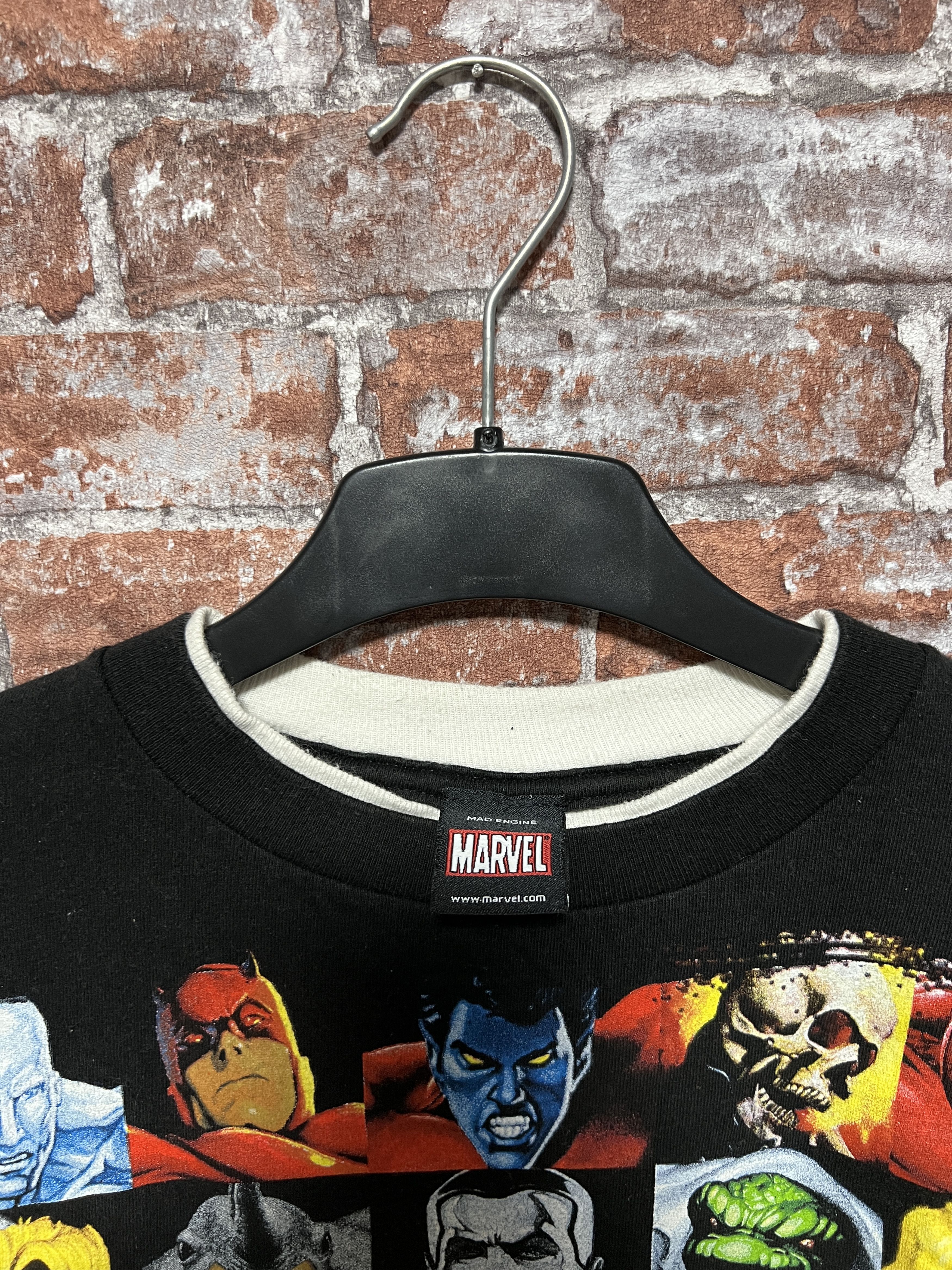 Marvel Comics Vintage 2000s Marvel Comics Mad Engine Long Sleeve Shirt Size US M / EU 48-50 / 2 - 2 Thumbnail