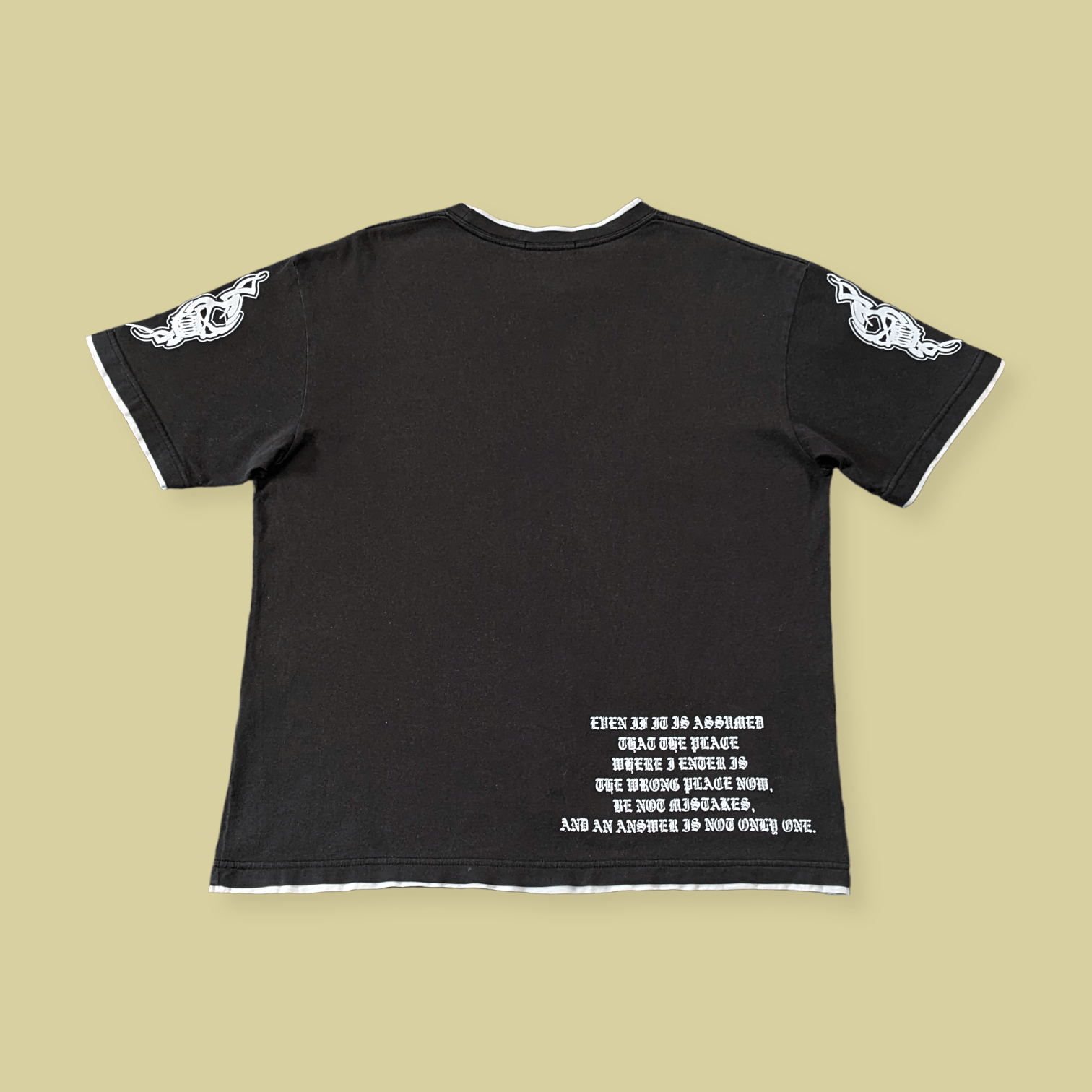 Japanese Brand × Seditionaries × Vintage Vtg 90s Japanese Streetwear Mind Game Tribal Skull T shirt Size US L / EU 52-54 / 3 - 2 Thumbnail
