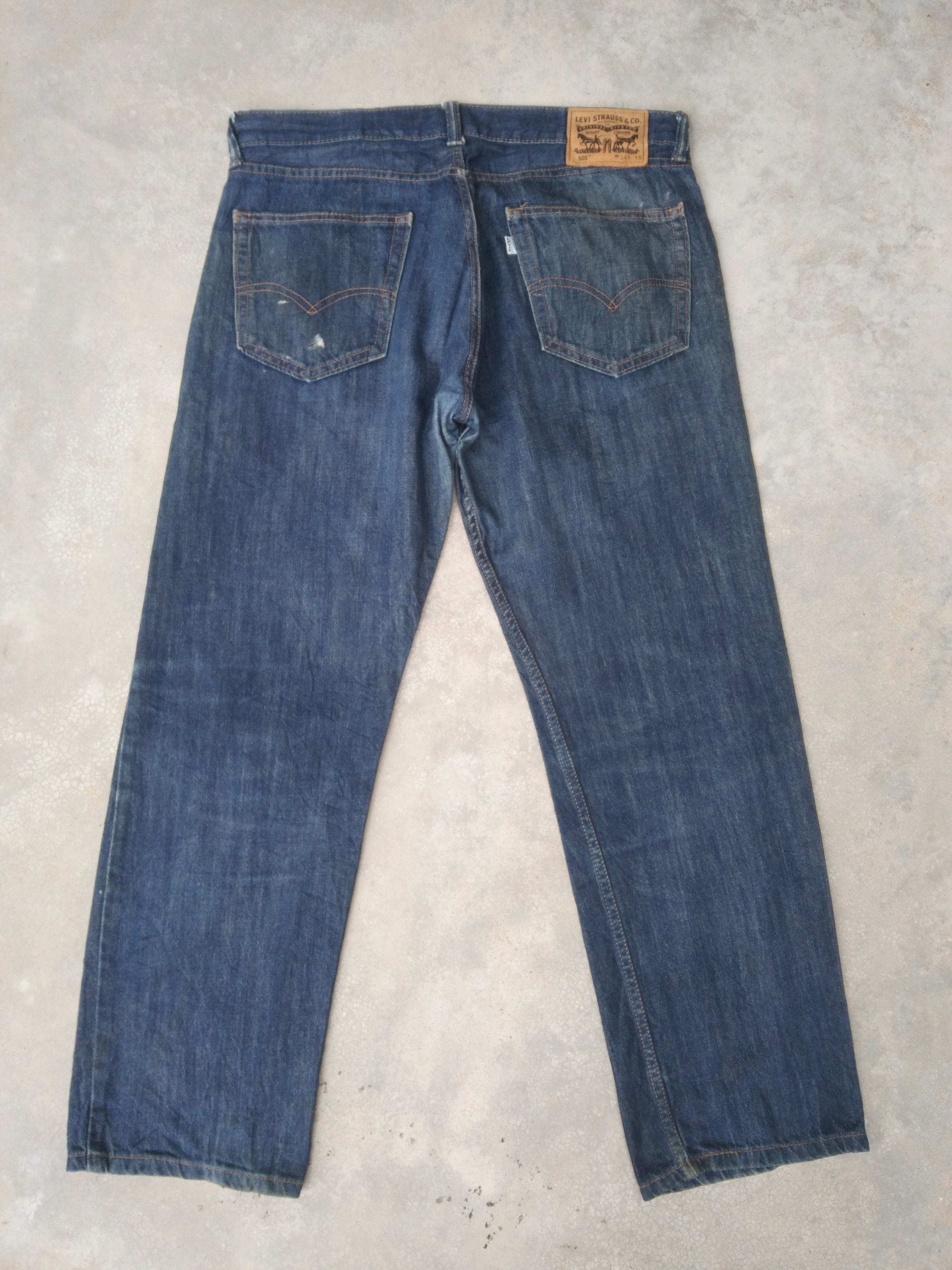 Vintage Levi's Jeans 505 Distressed Denim 34x30