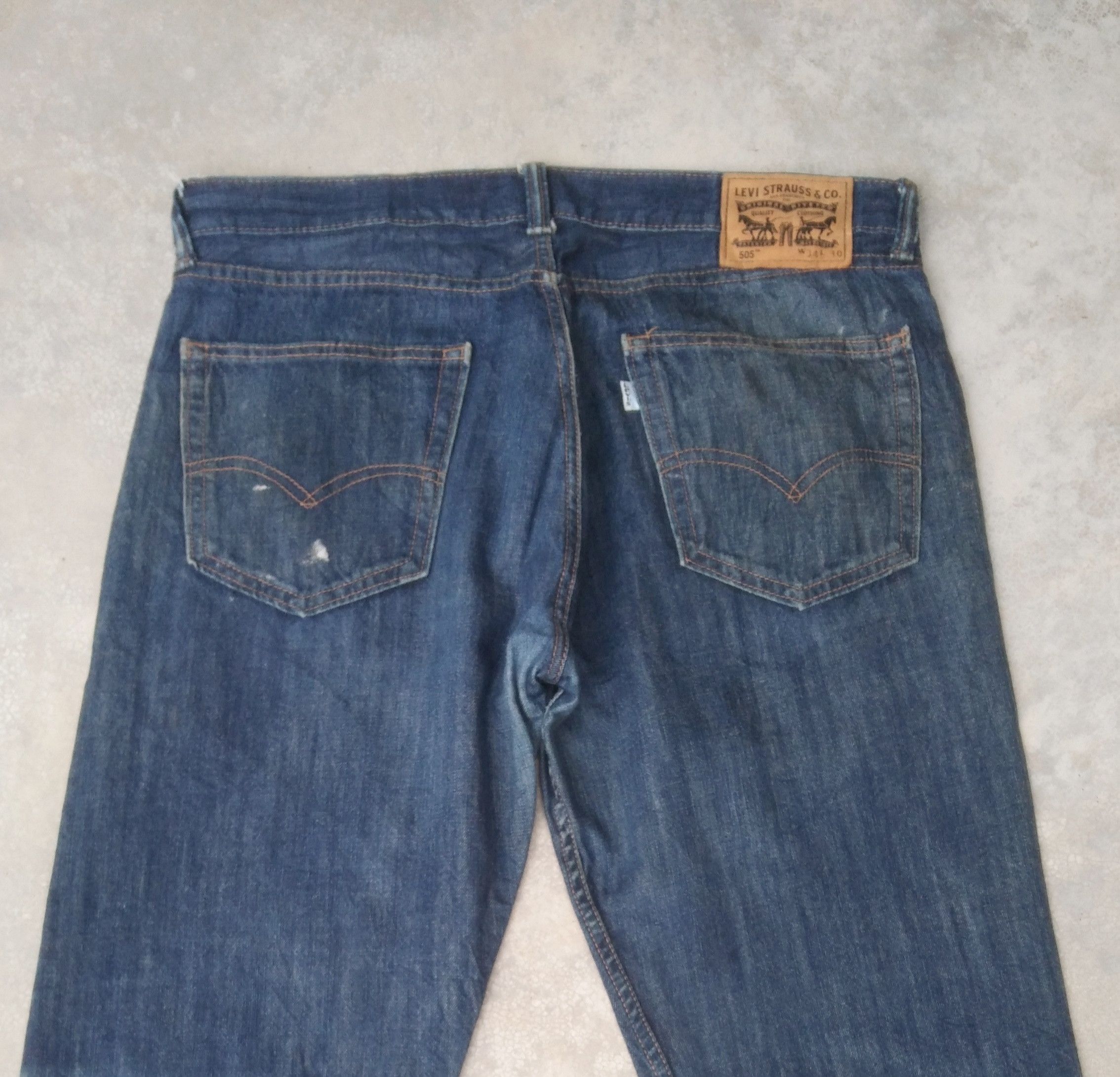 Vintage Levi's Jeans 505 Distressed Denim 34x30
