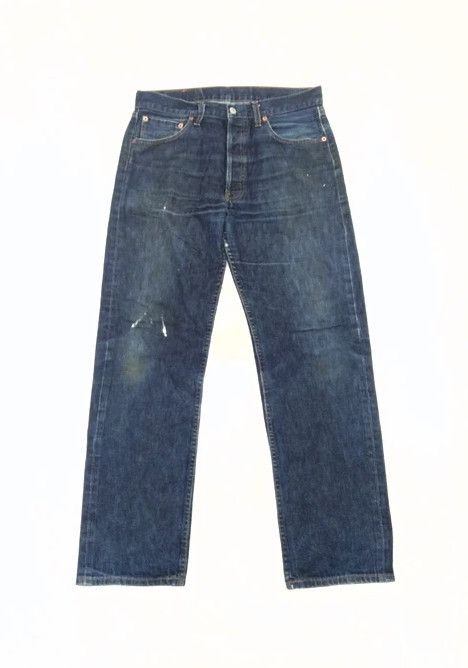 image of Levis x Vintage Levi's 501 Distressed Jeans 33X31 in Blue, Men's