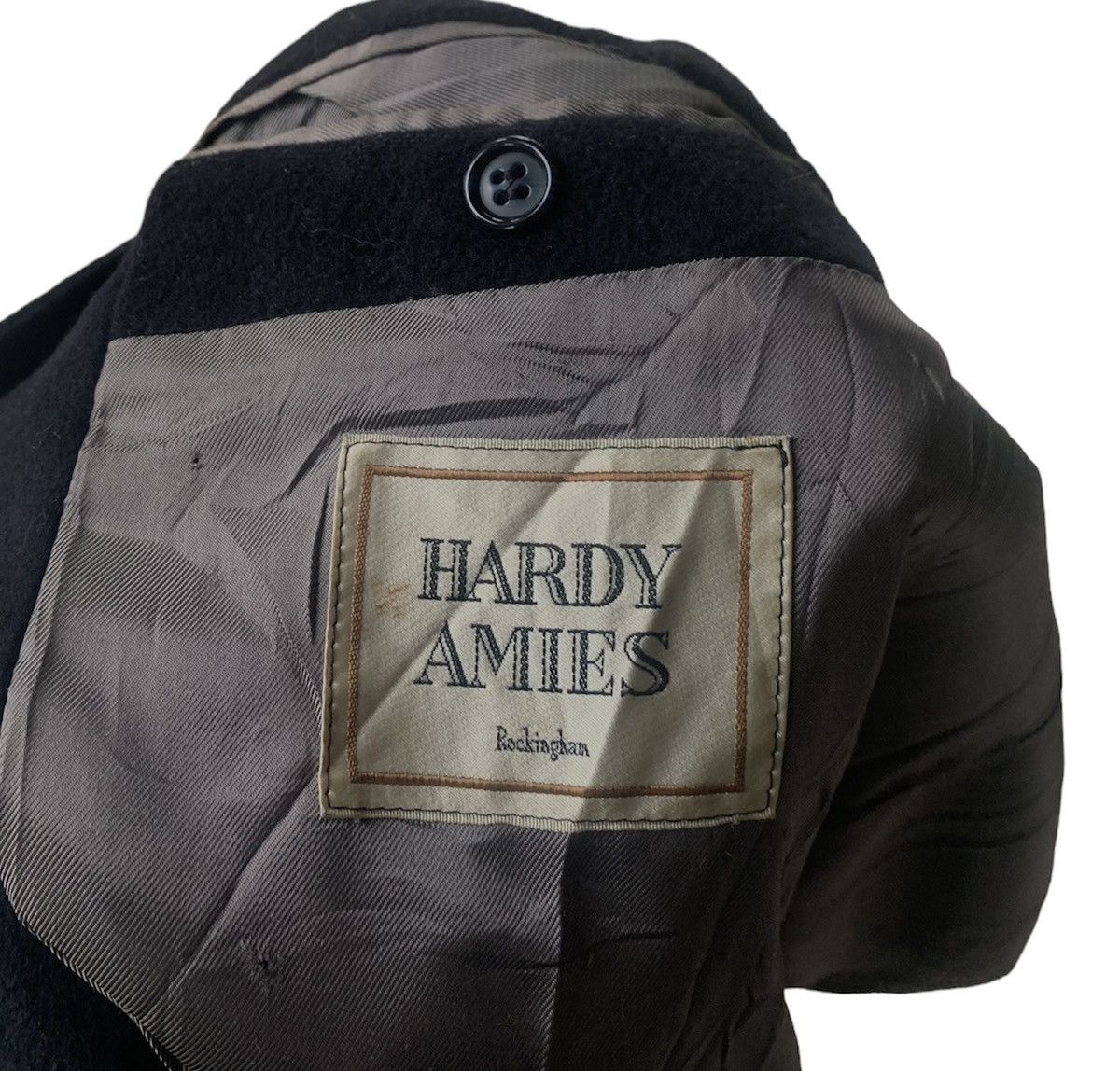 Hardy Amies Hardy Amies Wool Long Jacket Size US L / EU 52-54 / 3 - 6 Thumbnail