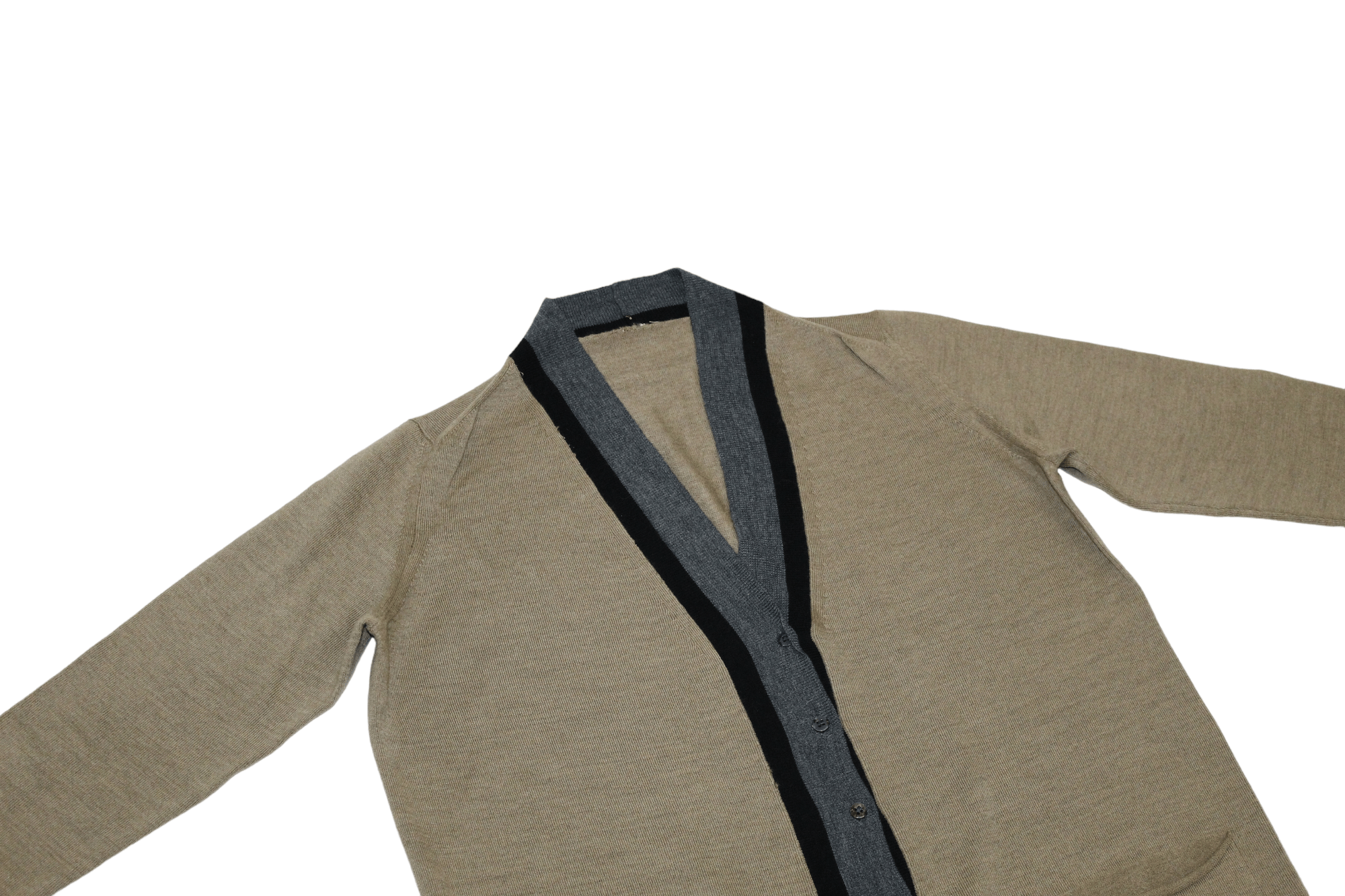Antonio Marras Antonio Marras v-neck long line virgin wool cardigan Size L / US 10 / IT 46 - 3 Thumbnail