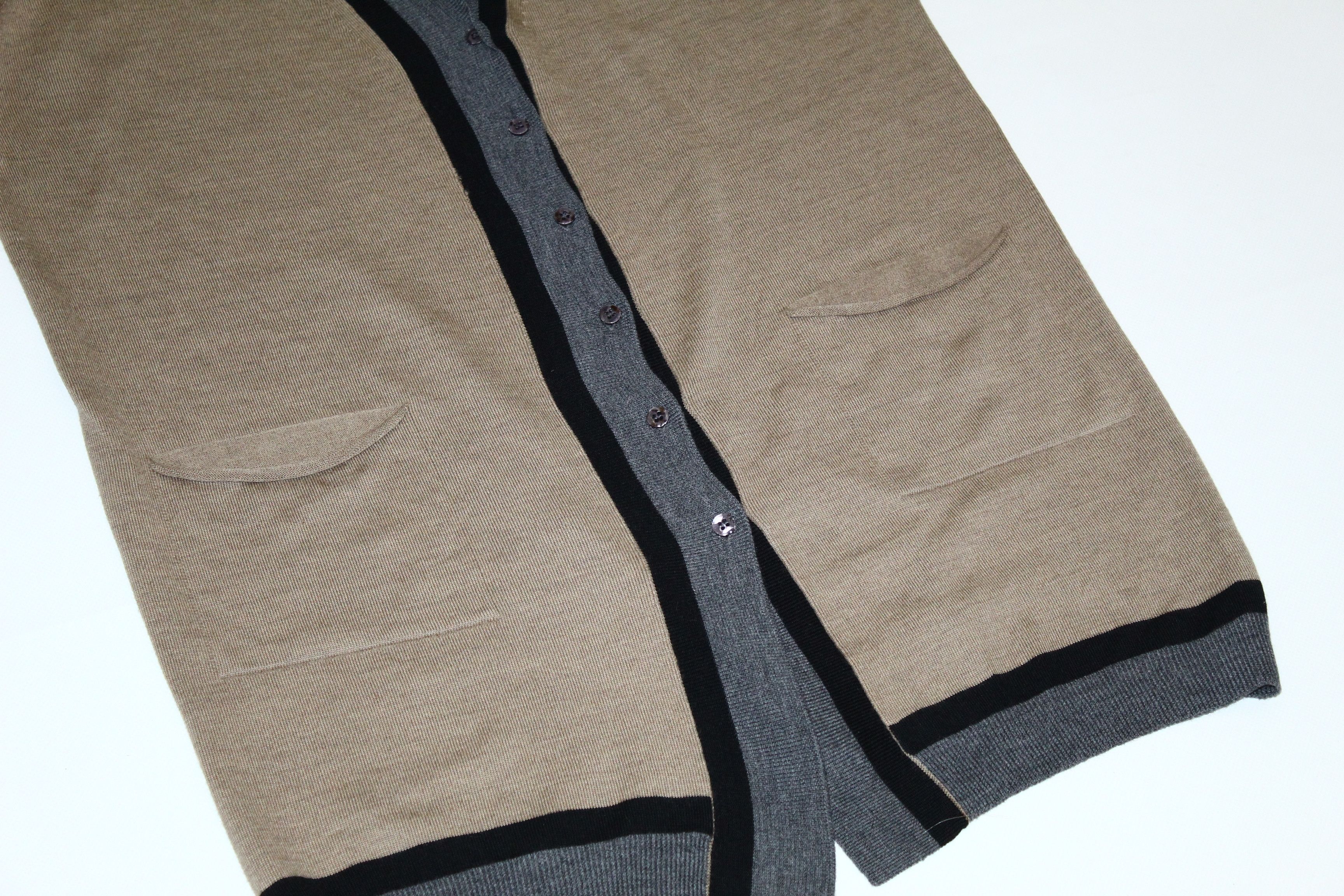Antonio Marras Antonio Marras v-neck long line virgin wool cardigan Size L / US 10 / IT 46 - 5 Thumbnail