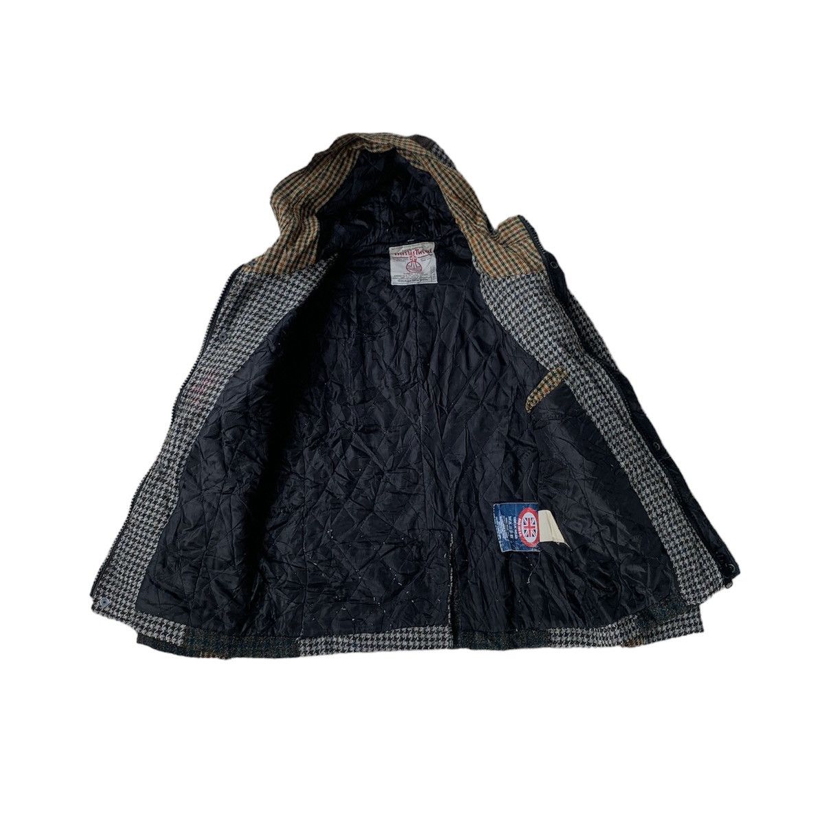 Harris Tweed Vintage Harris Tweed Patchwork Wool Jacket Size US M / EU 48-50 / 2 - 2 Thumbnail