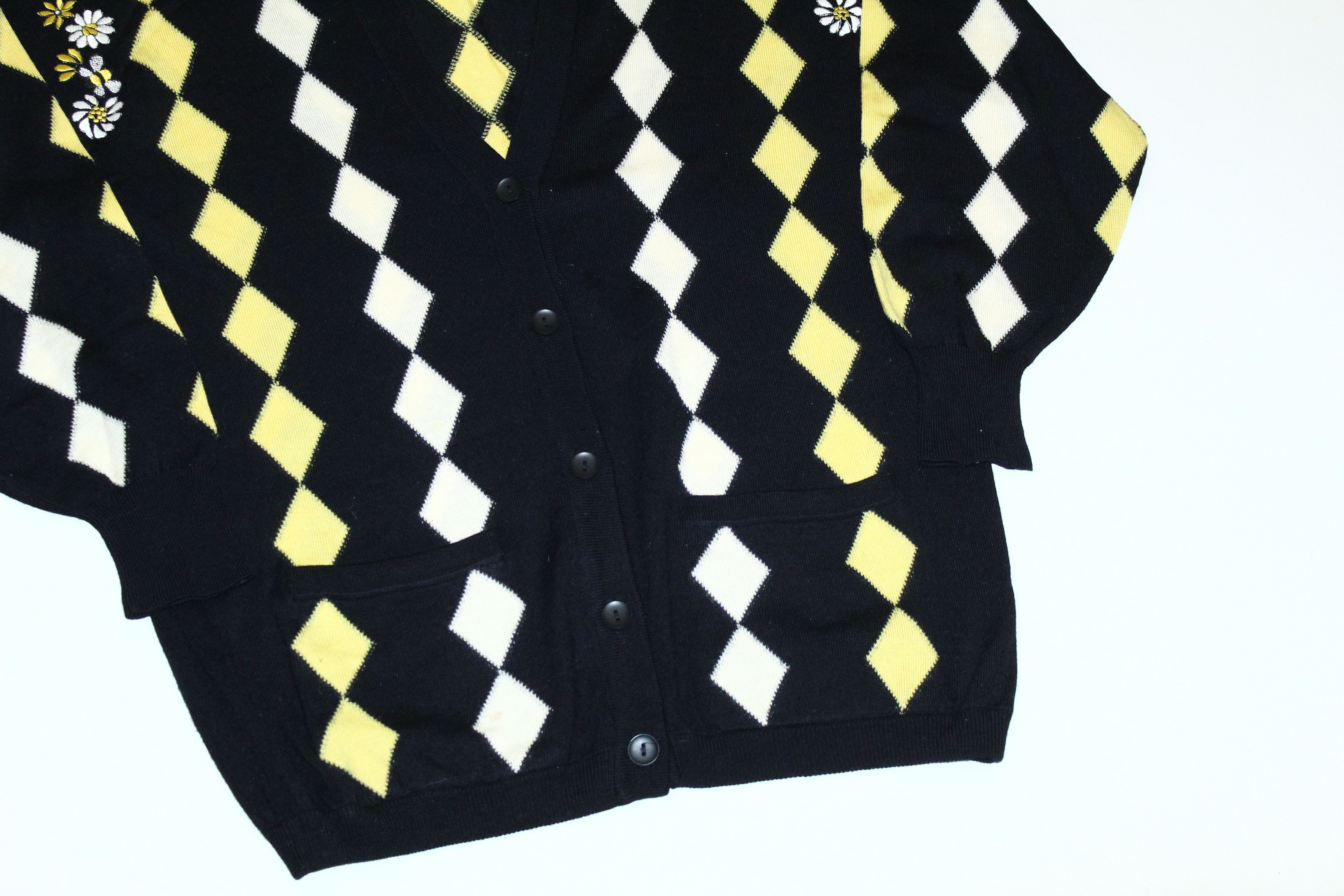 Escada Sport Escada by Margaretha Ley geometric patterns knit cardigan Size M / US 6-8 / IT 42-44 - 4 Thumbnail