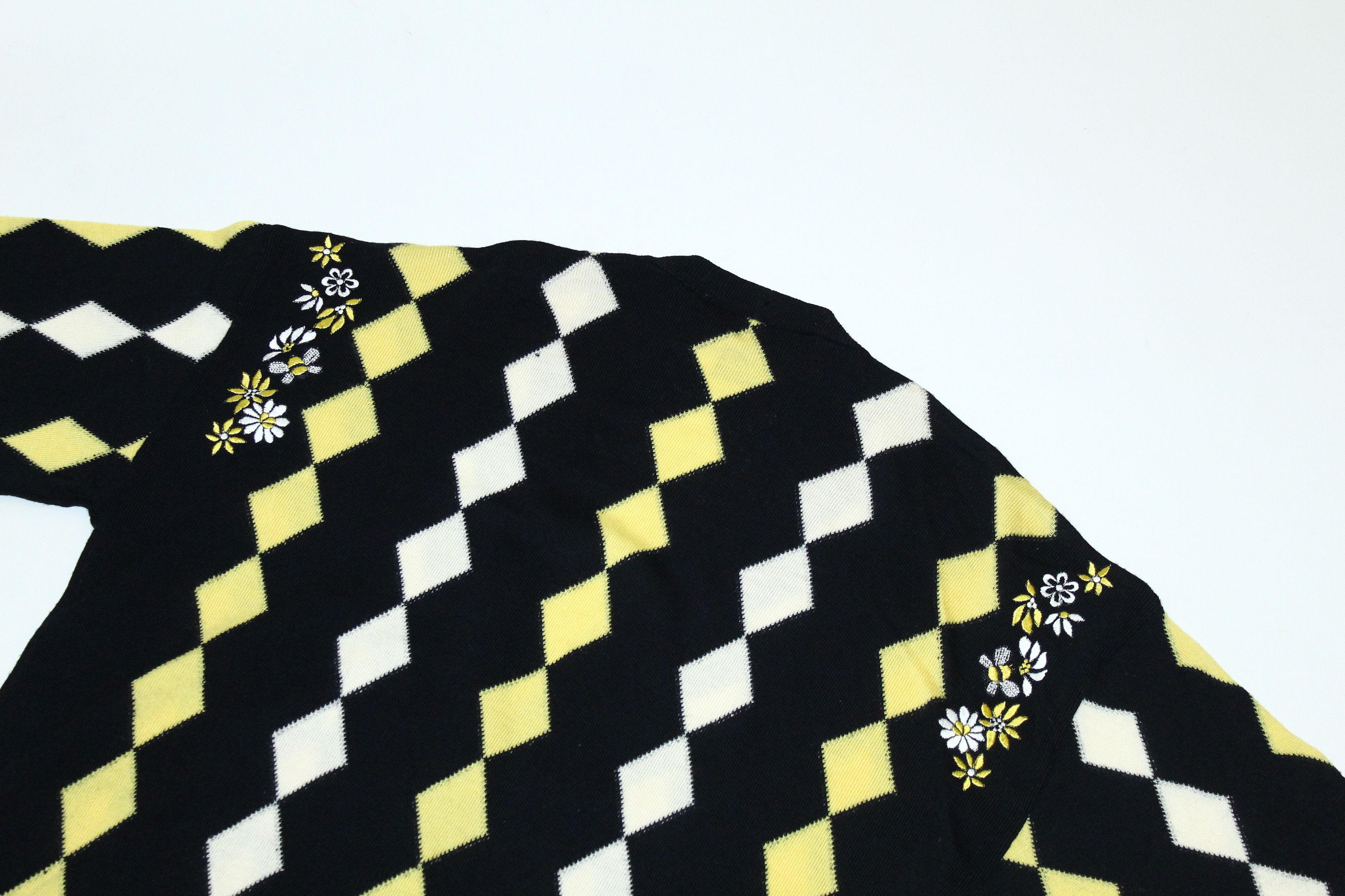 Escada Sport Escada by Margaretha Ley geometric patterns knit cardigan Size M / US 6-8 / IT 42-44 - 10 Thumbnail