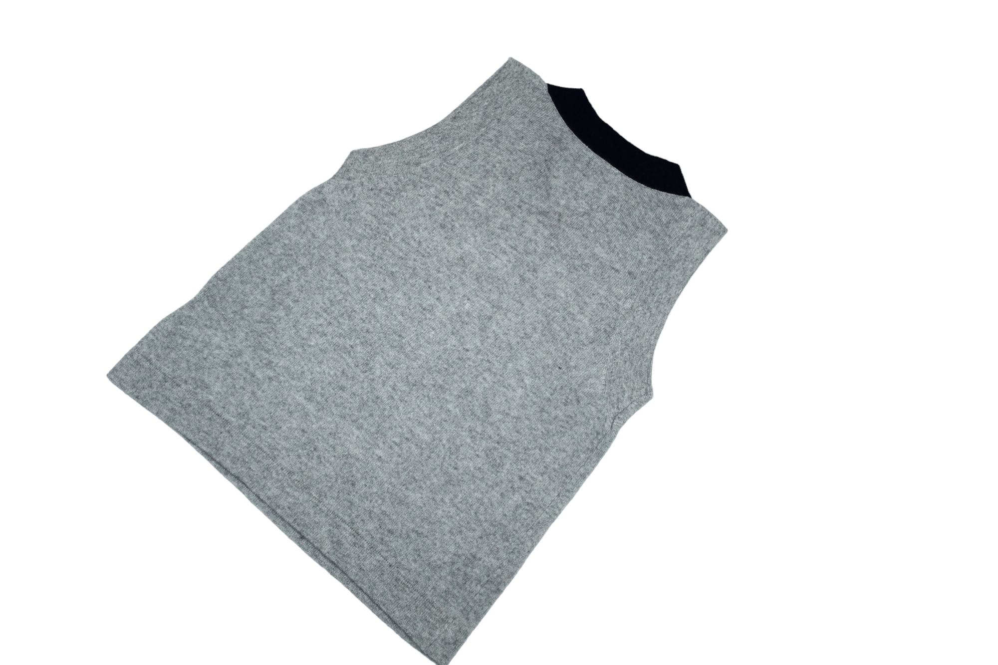 Japanese Brand PLST co. Issey Miyake V-neck Sleeveless Blend Knit Sweater Size XS / US 0-2 / IT 36-38 - 5 Thumbnail