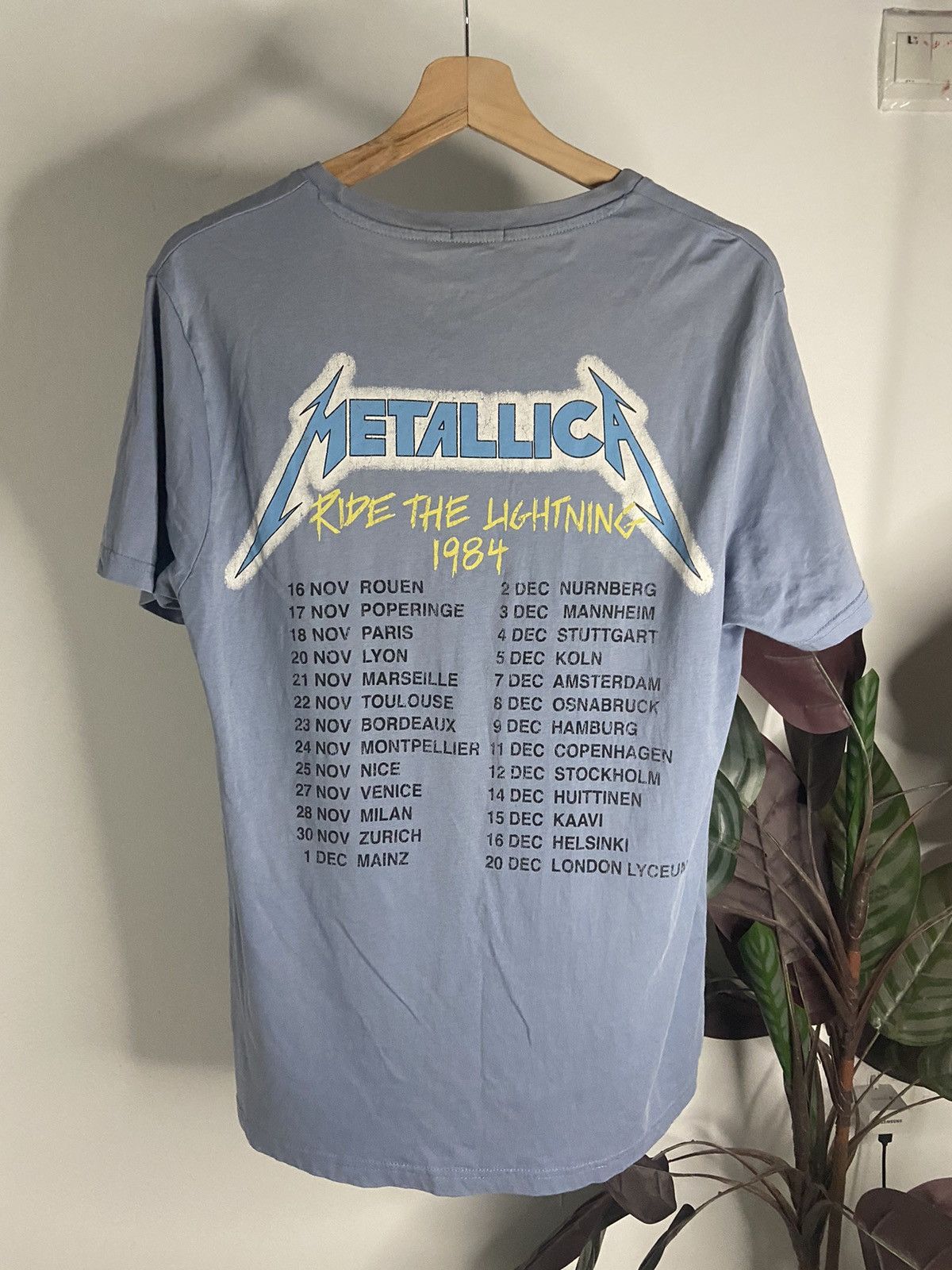 Band Tees × Metallica METALLICA RIDE THE LIGHTNING X BAND TEES😊😊❤️ Size US M / EU 48-50 / 2 - 2 Thumbnail