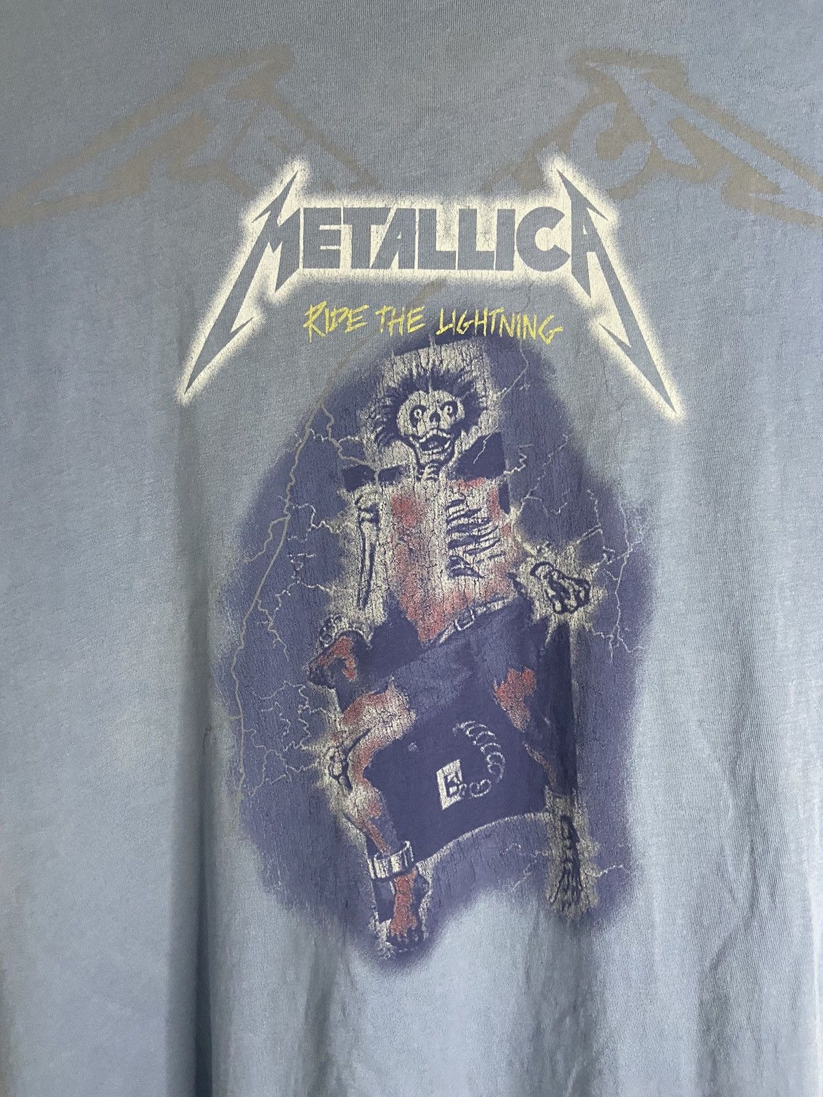 Band Tees × Metallica METALLICA RIDE THE LIGHTNING X BAND TEES😊😊❤️ Size US M / EU 48-50 / 2 - 3 Thumbnail