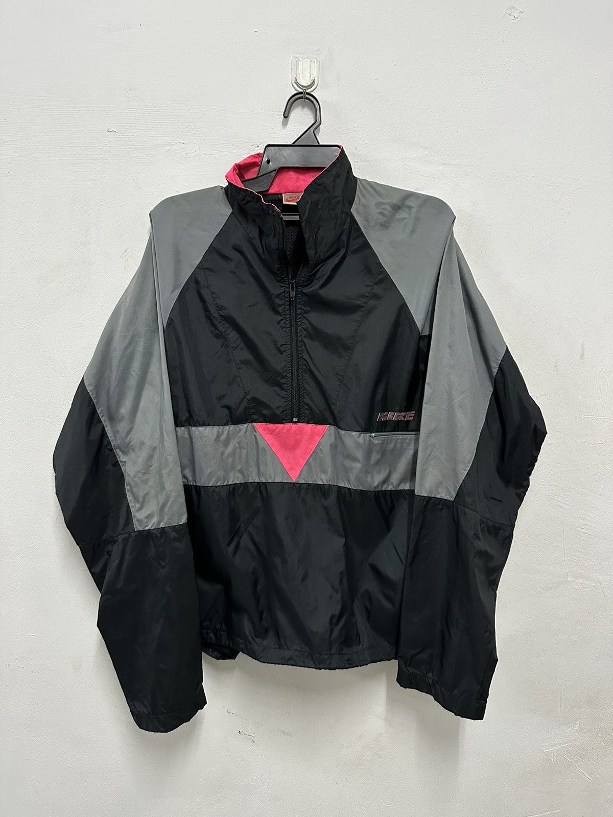Nike × Vintage 90’s Nike Windbreaker Style Jacket Size US L / EU 52-54 / 3 - 2 Thumbnail
