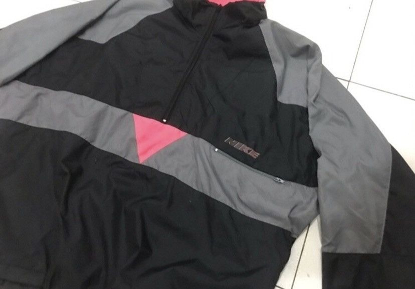 Nike × Vintage 90’s Nike Windbreaker Style Jacket Size US L / EU 52-54 / 3 - 3 Thumbnail