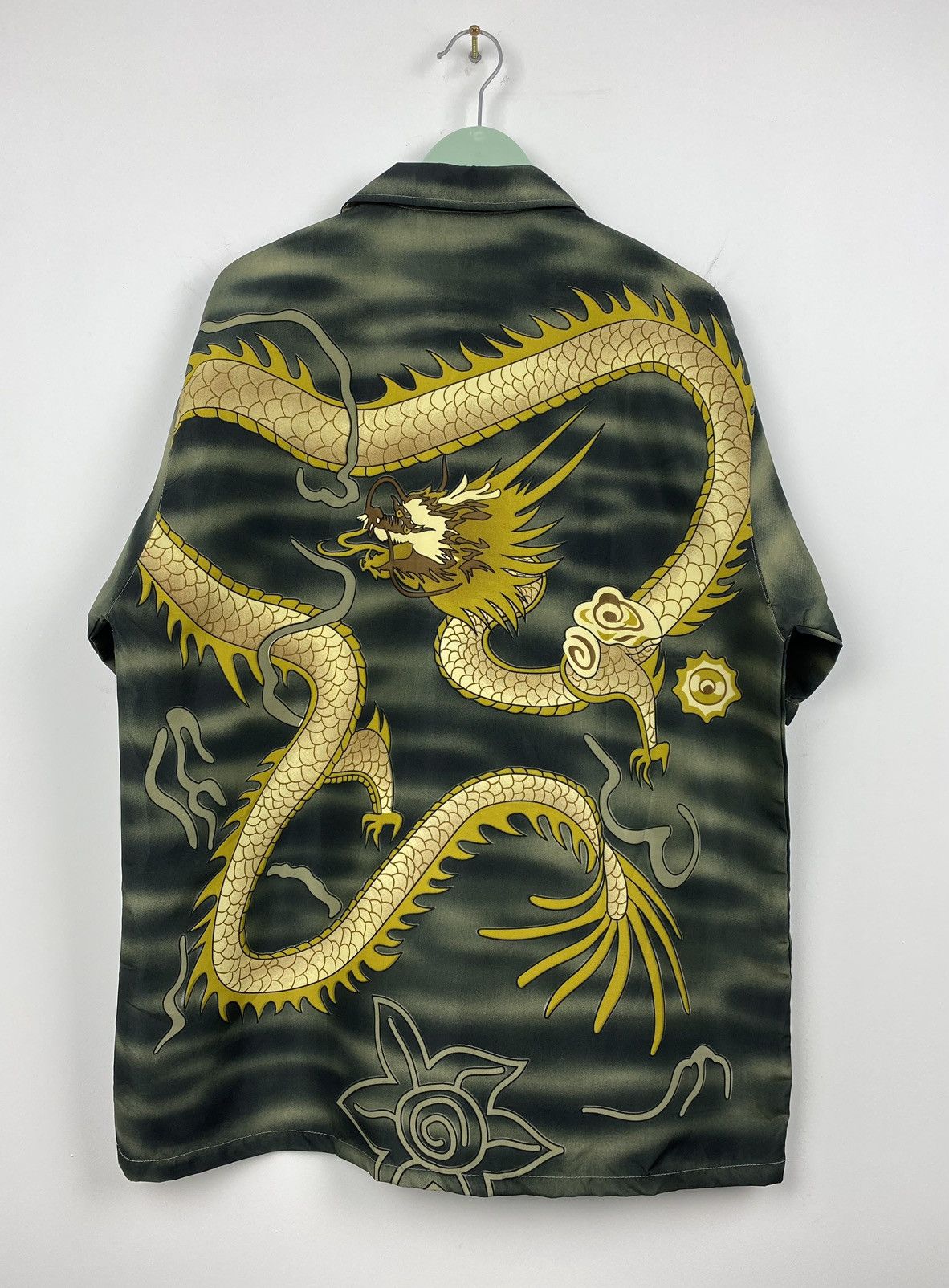 Japanese Brand Y2K Dragon Hawaiian Crazy Shirt Japanese Style Vintage Aloha Size US L / EU 52-54 / 3 - 5 Thumbnail
