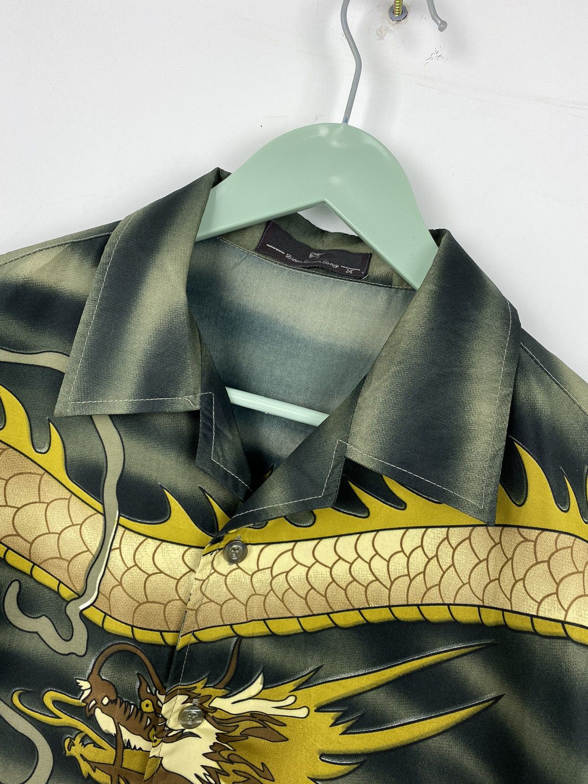Japanese Brand Y2K Dragon Hawaiian Crazy Shirt Japanese Style Vintage Aloha Size US L / EU 52-54 / 3 - 4 Thumbnail