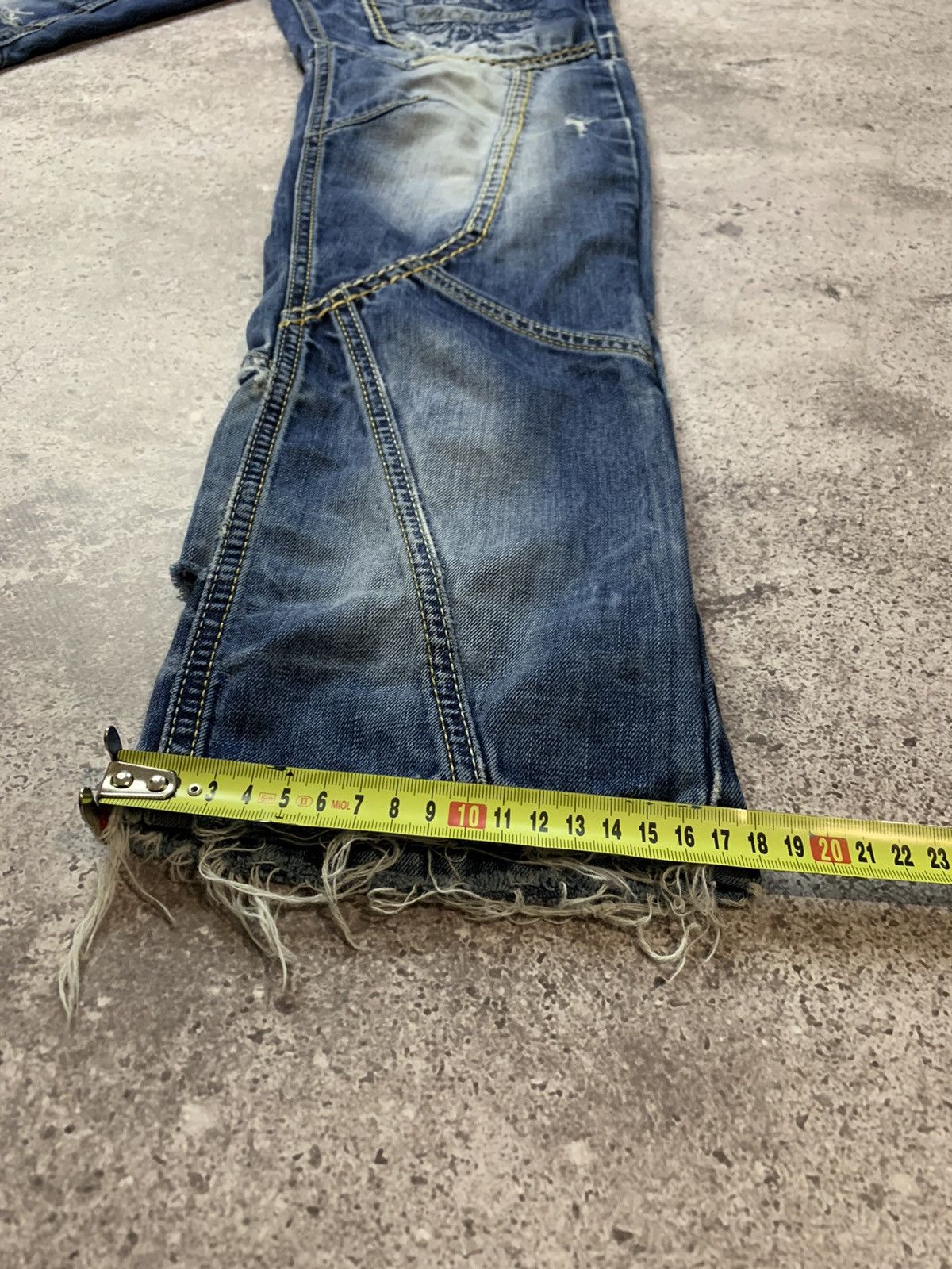 Japanese Brand RARE🔥CIPO&BAXX🔥 Distressed Y2K Jeans Bootcut Size US 32 / EU 48 - 14 Thumbnail
