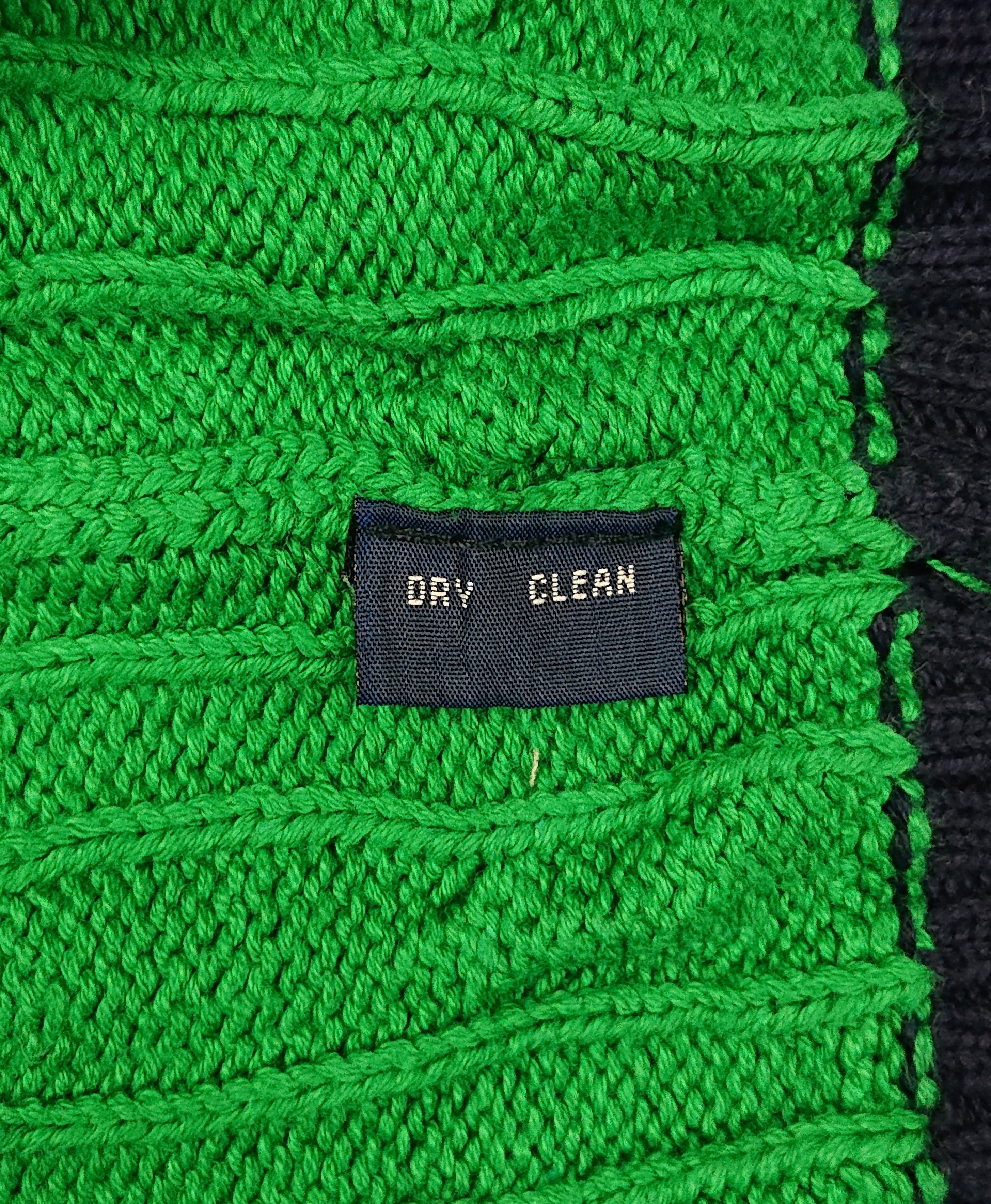 Polo Ralph Lauren VINTAGE RARE 80S POLO RL STRIPES CABLE KNIT Size US M / EU 48-50 / 2 - 4 Thumbnail