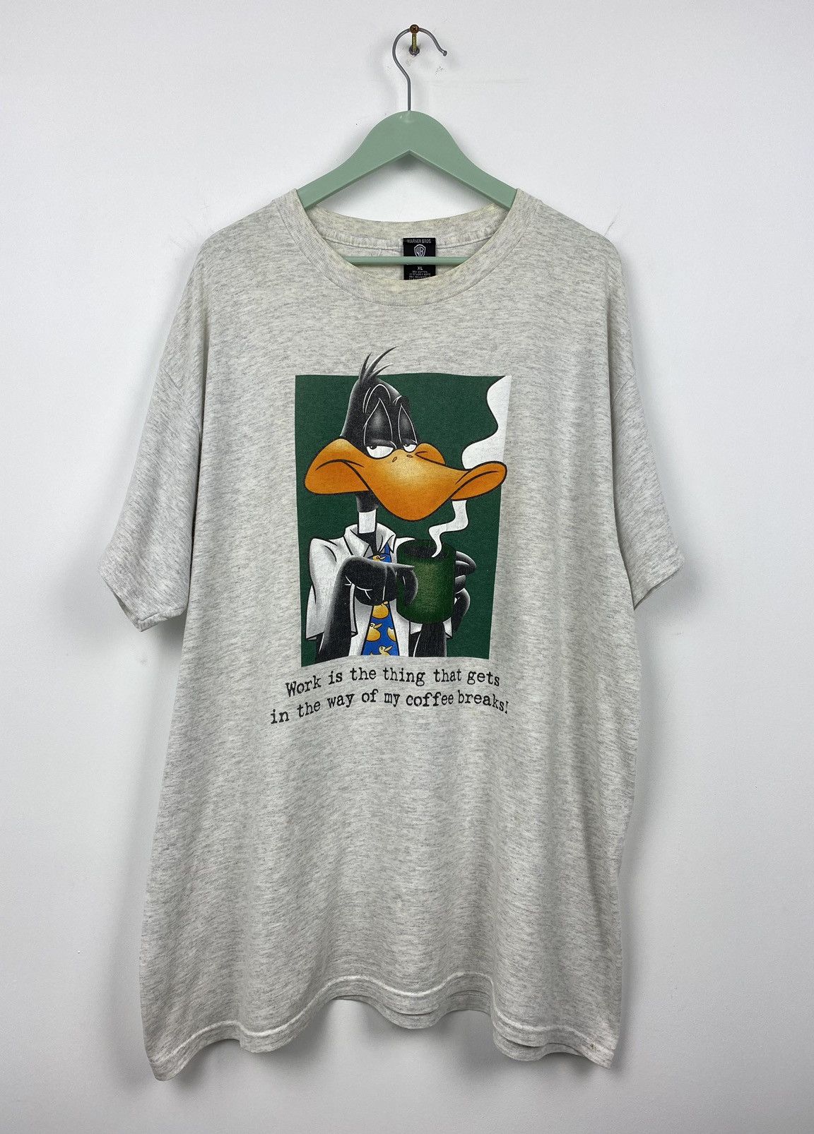 Vintage Vintage 1998 Y2K Daffy Duck T Shirt Tee Tweety Taz Marvin Size US XL / EU 56 / 4 - 1 Thumbnail