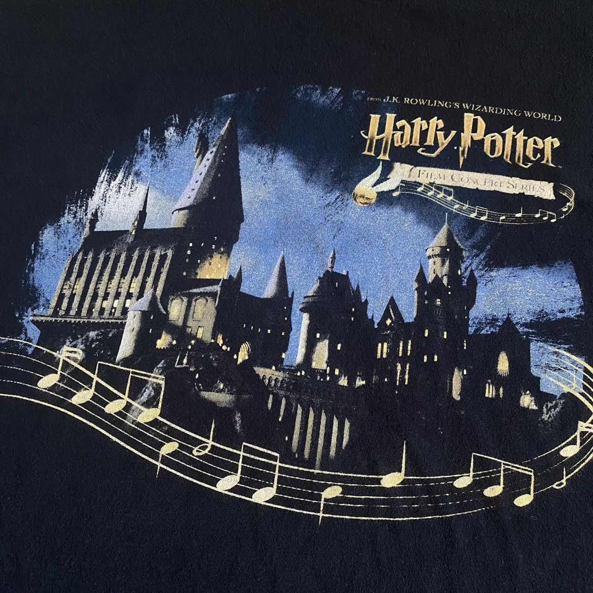 Vintage Vintage 2000s Harry Potter Goblet of Fire Musical Logo Tee Size US L / EU 52-54 / 3 - 4 Thumbnail