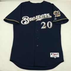 Majestic, Shirts, Milwaukee Brewers Jersey Majestic Cooperstown  Collection Retro Vintage Throwback